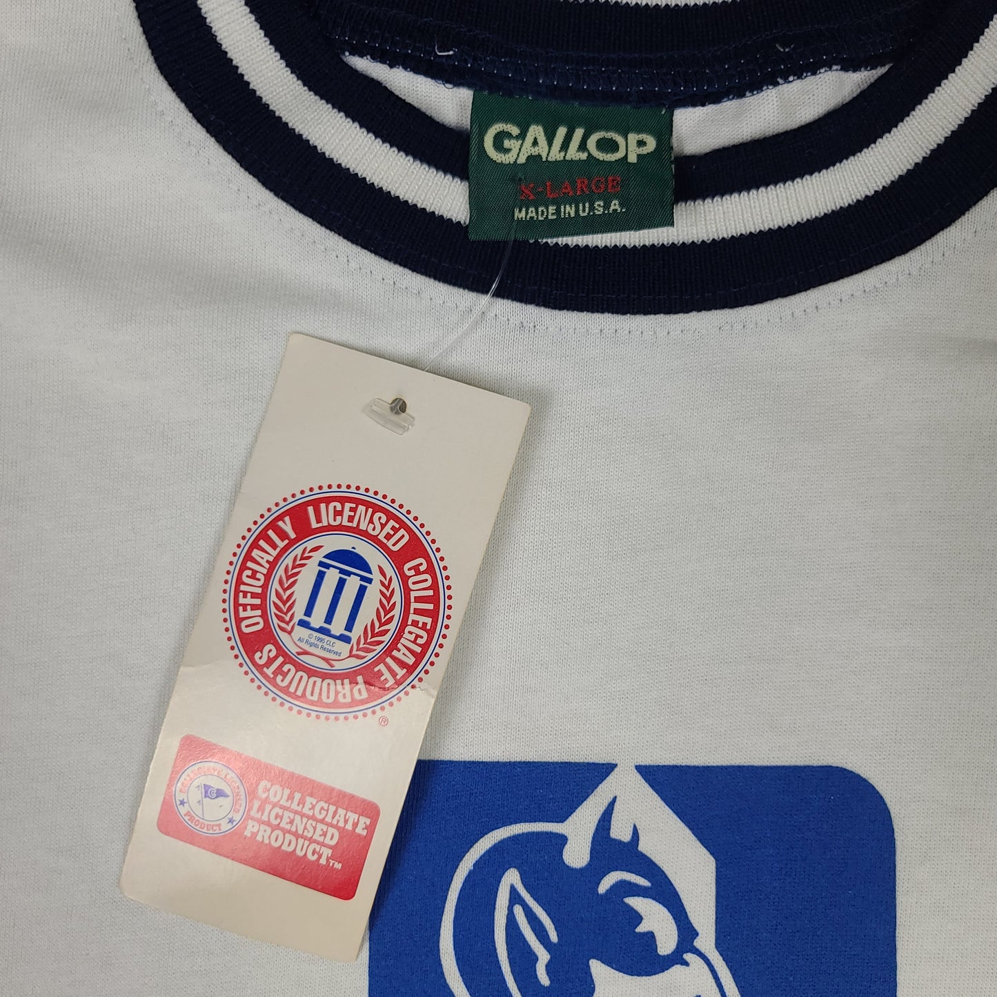 Vintage Duke University Cut Off Tee (New With Tags)