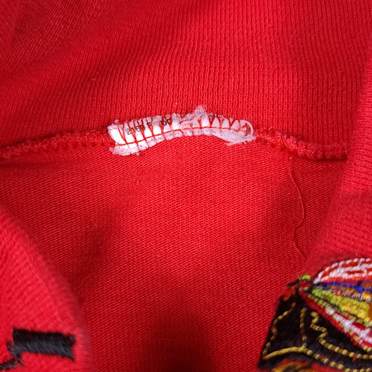 Vintage Chicago Blackhawks Red Turtle Neck Long Sleeve