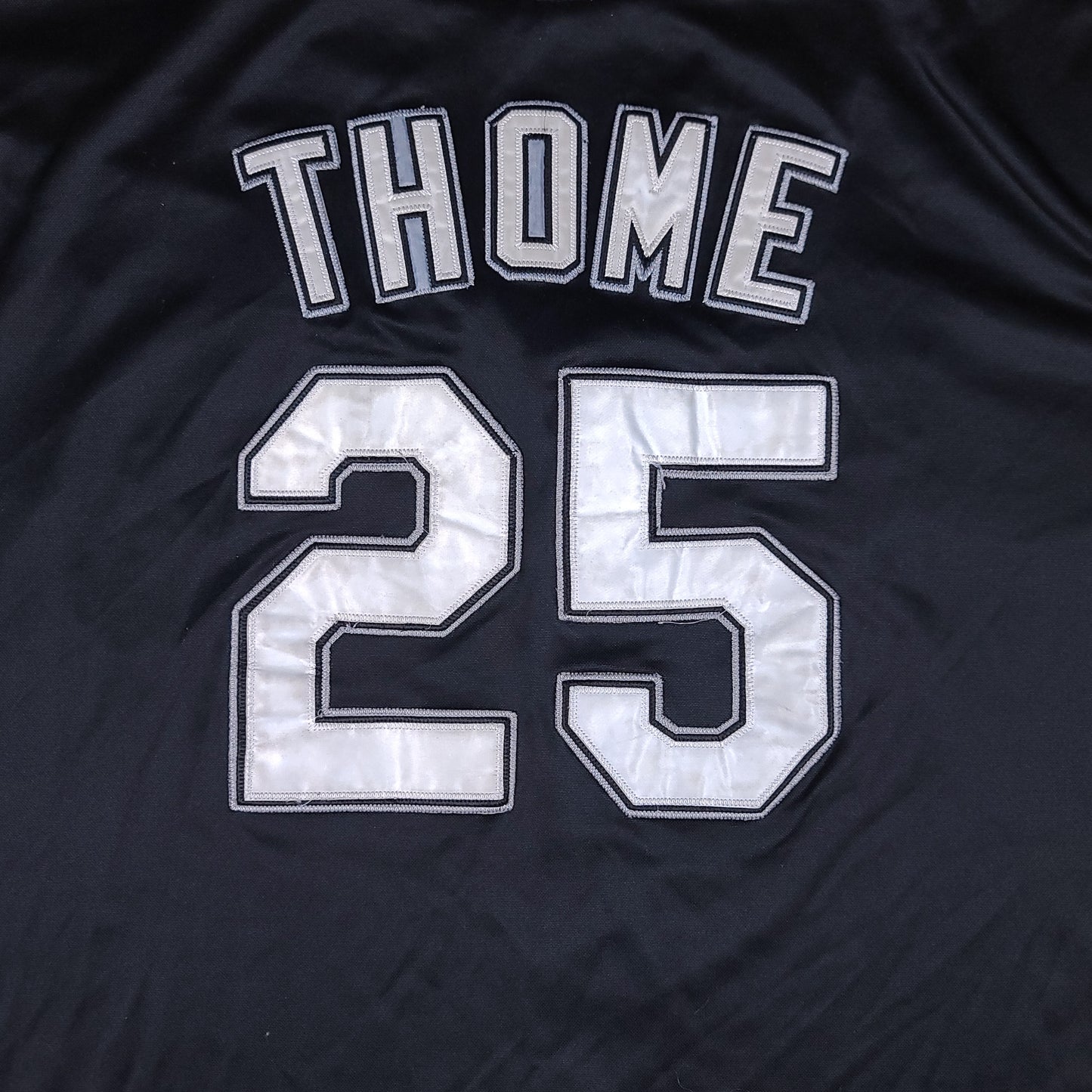 Jim Thome Chicago White Sox MLB Black Majestic Baseball Jersey