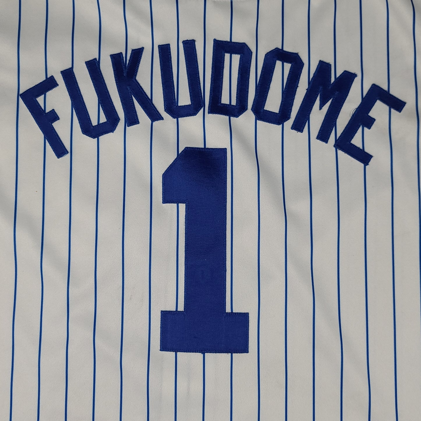 Kosuke Fukudome Chicago Cubs MLB Pinstripe Majestic Baseball Jersey