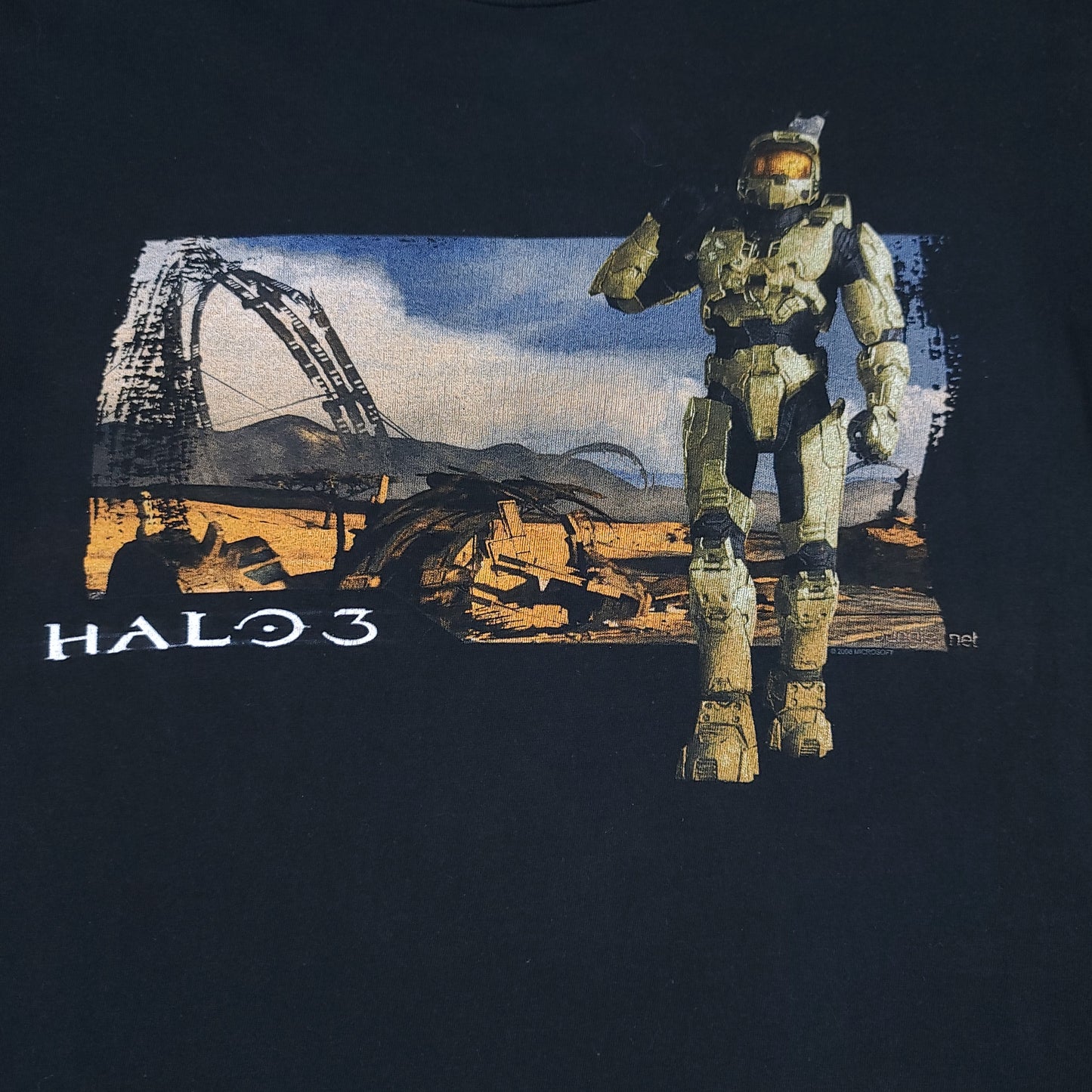 Halo 3 Master Chief Black Tee