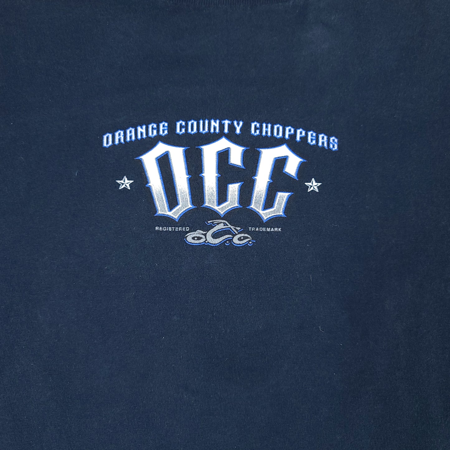 Orange County Choppers Blue Long Sleeve Tee