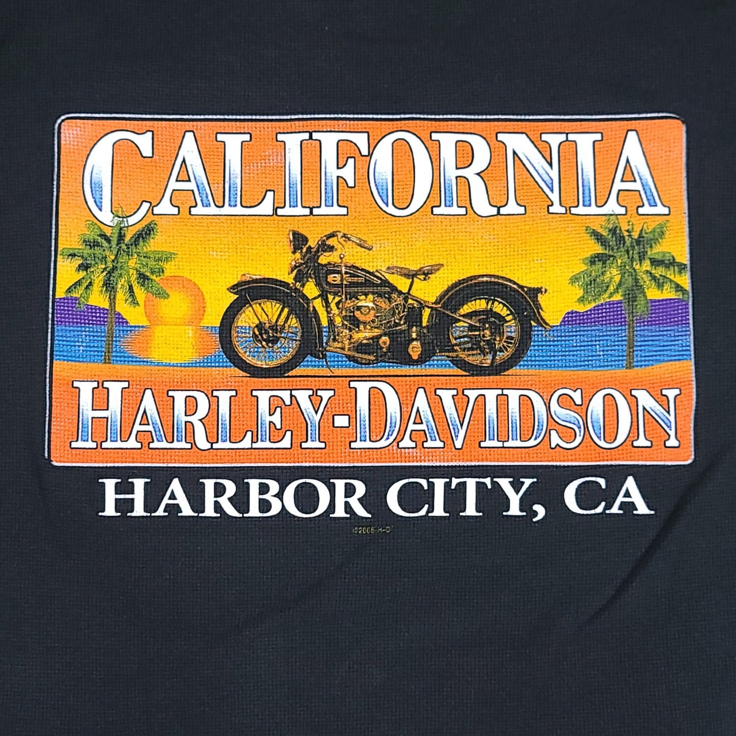 Harley Davidson Harbor City California Thermal Long Sleeve Tee