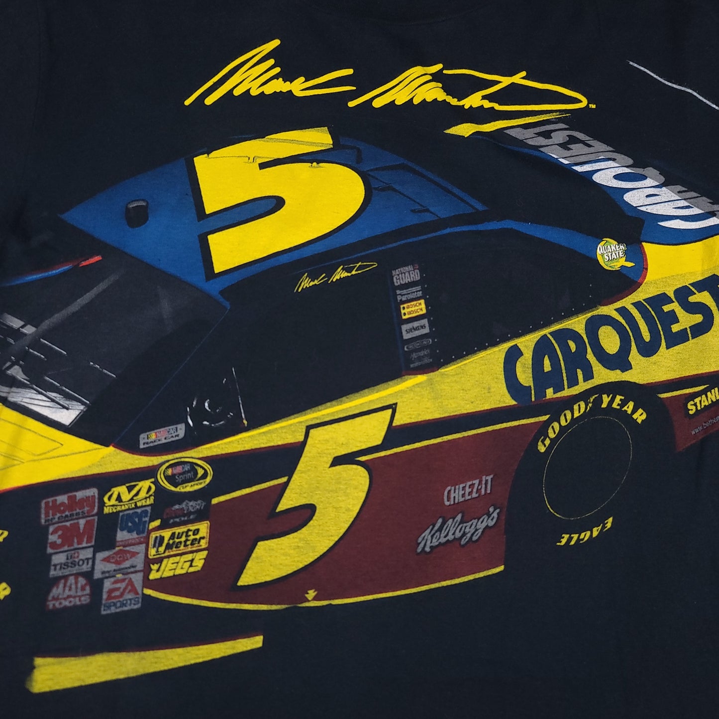 Mark Martin Carquest Chase Authentics Black Tee