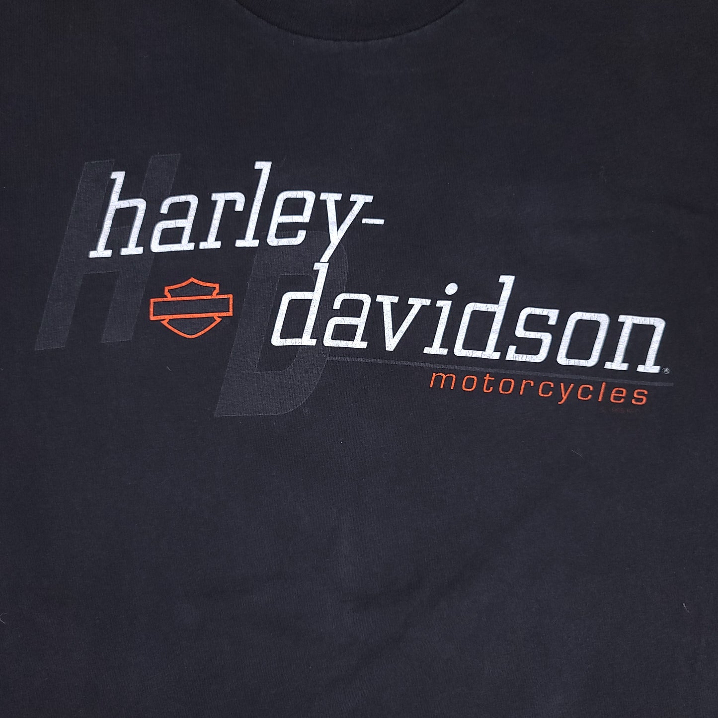 Harley Davidson Motorcycles Valpariso Indiana Black Tee