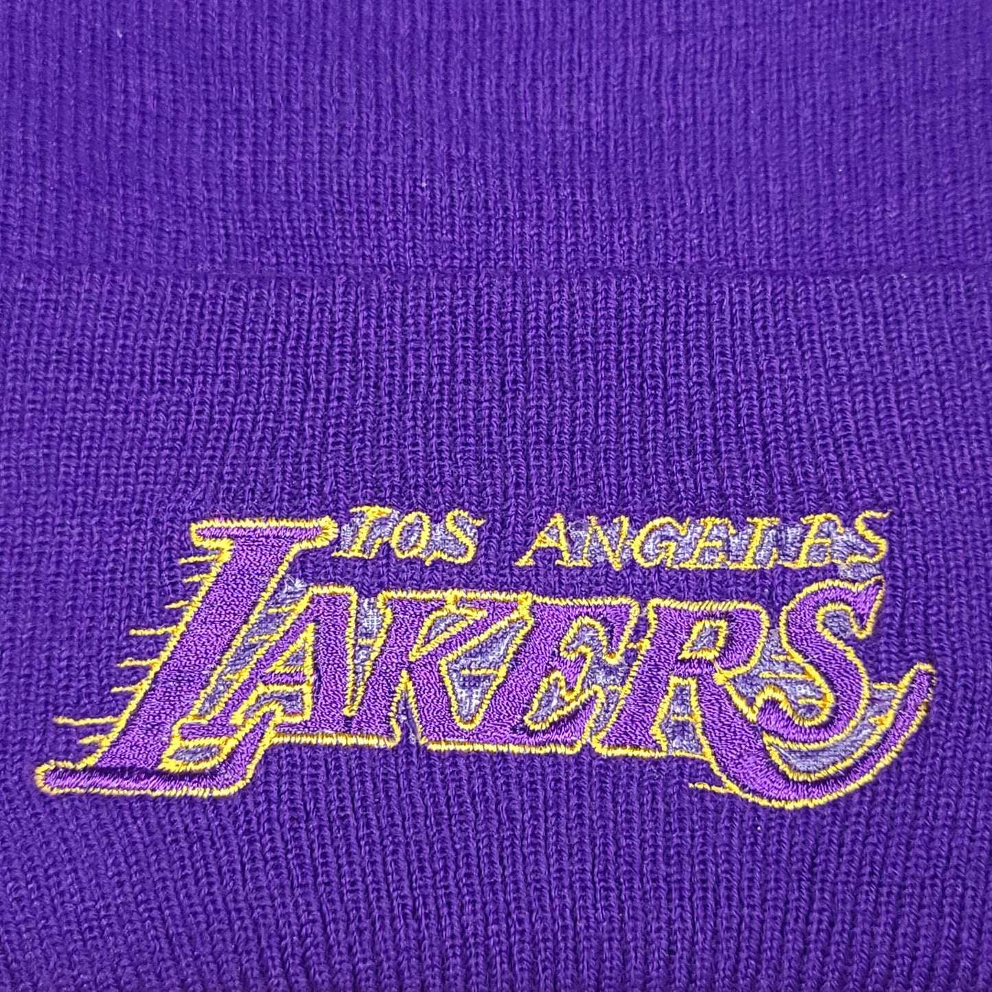 Vintage Los Angeles Lakers NBA Purple Beanie Hat