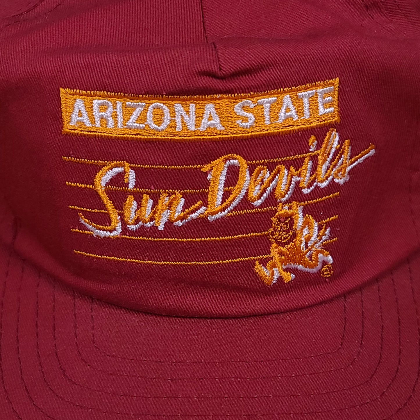 Vintage Arizona State University Sun Devils Snap Bat Hat