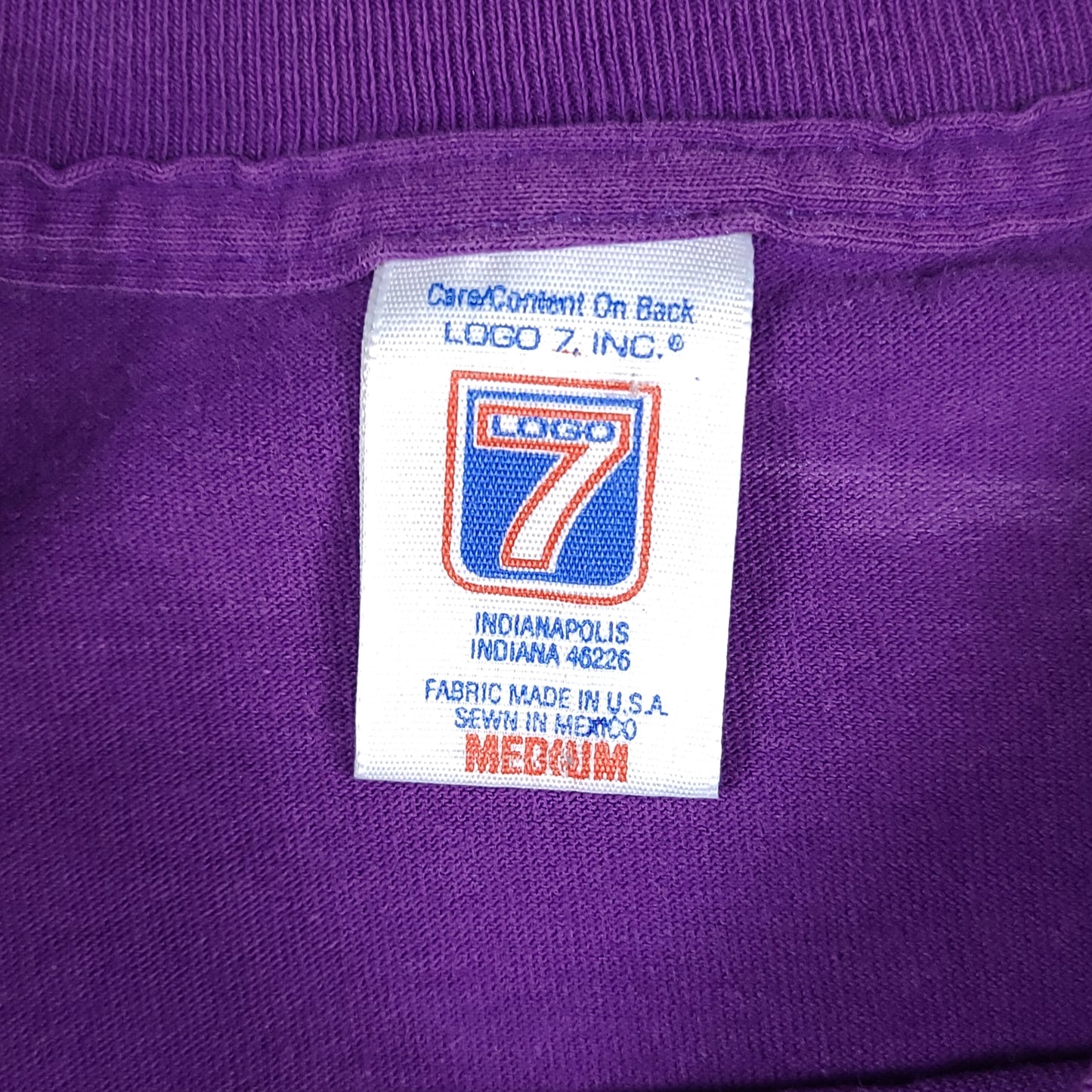 Vintage Northwestern University Purple Logo 7 Tee