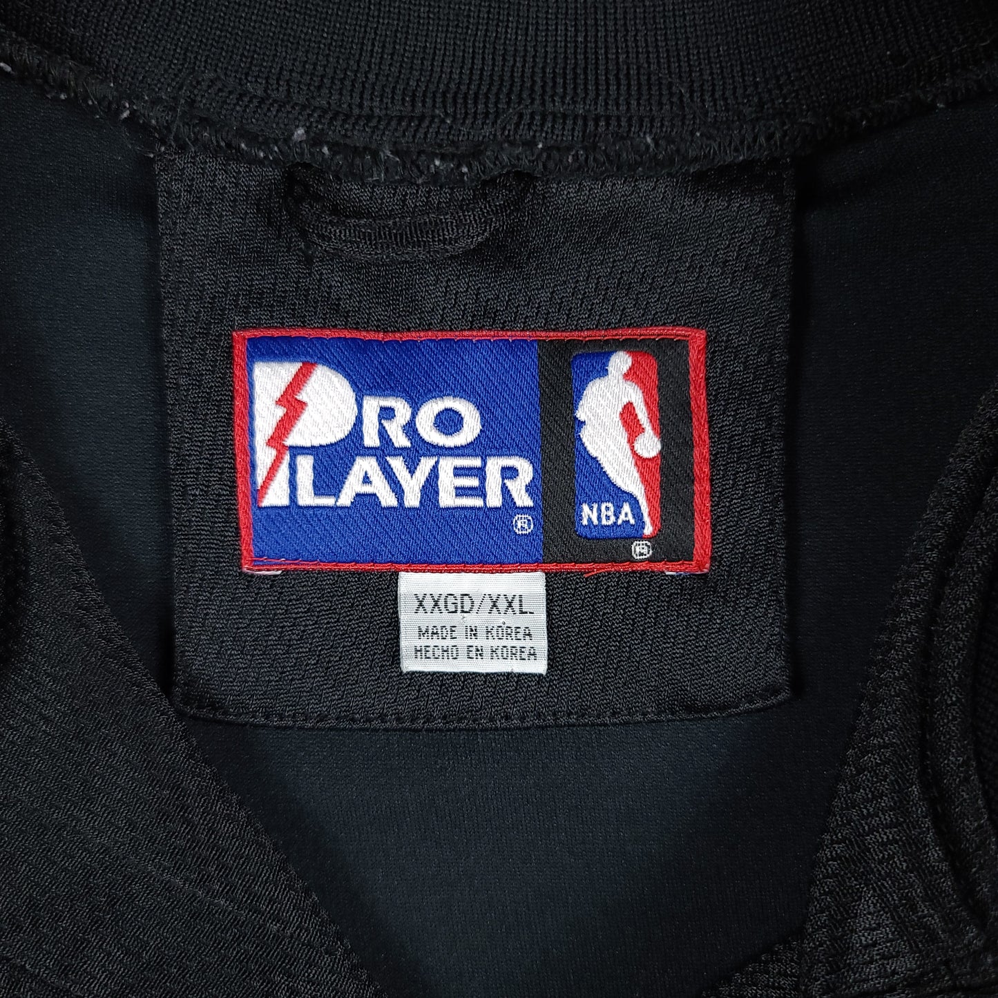 Vintage Philadelphia 76ers Black Pro Player Warm Up Jacket