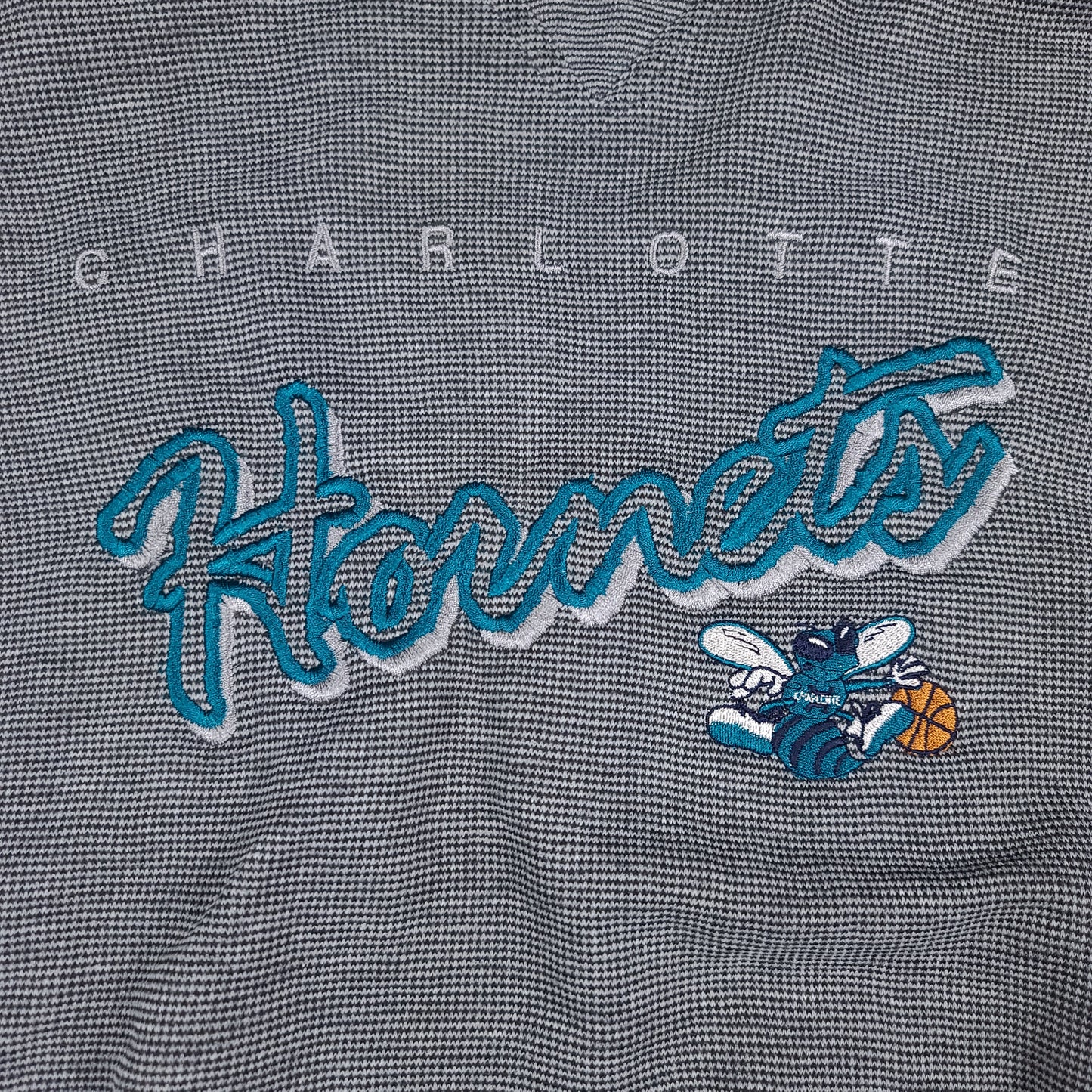 Vintage Charlotte Hornets NBA Gray Lee Sport Sweatshirt