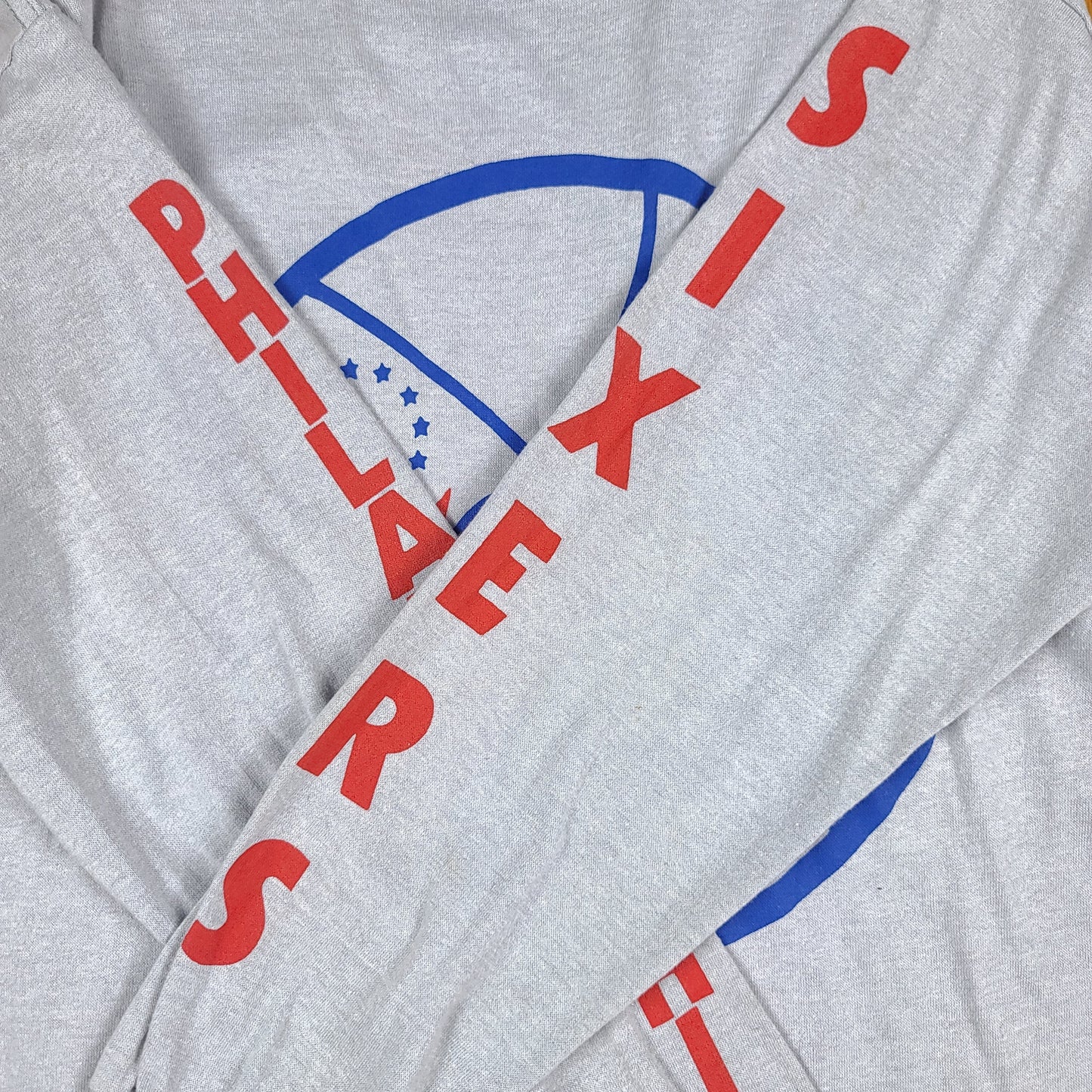 Vintage Philadelphia 76ers Gray Long Sleeve Tee