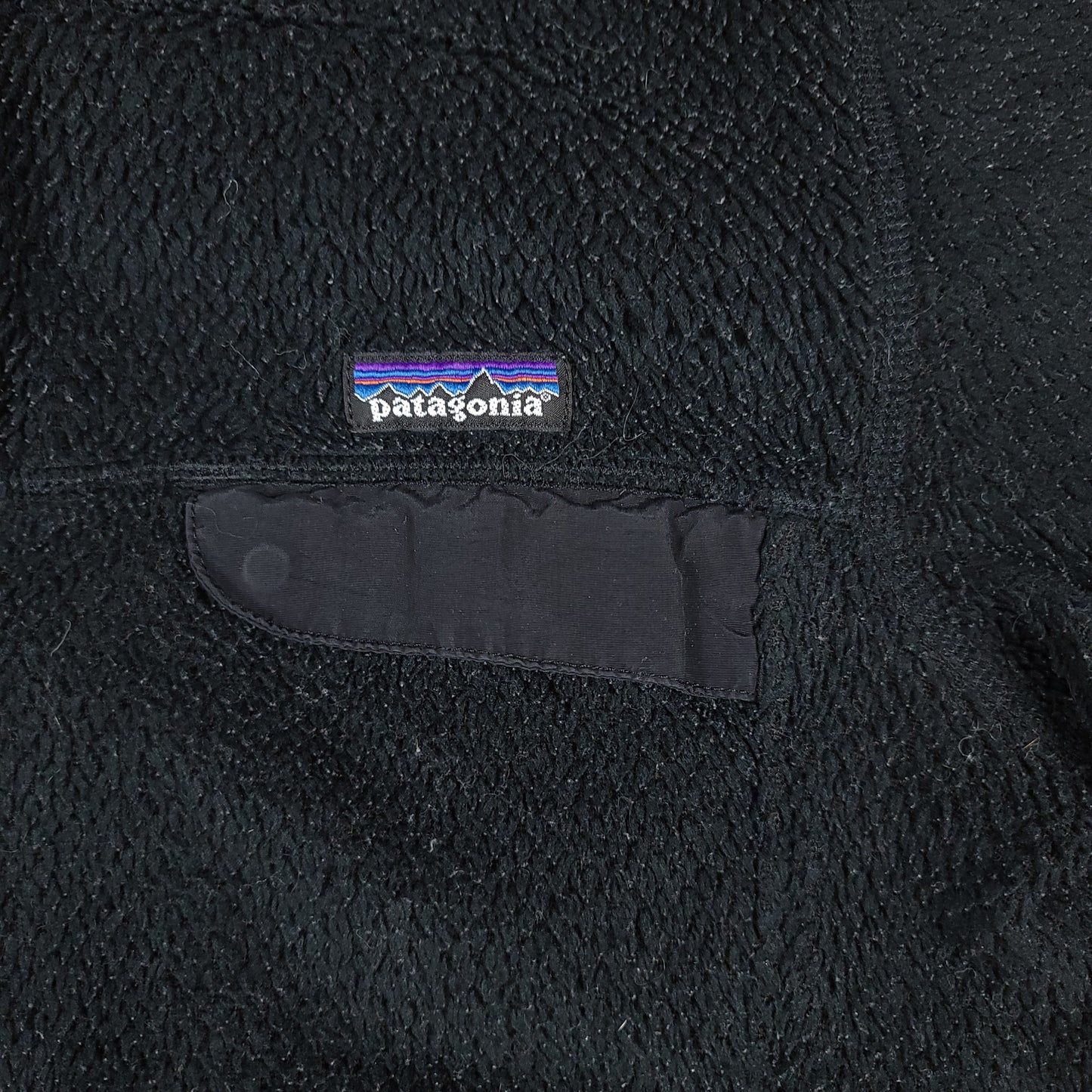 Patagonia Black Snap Button Fleece Sweater