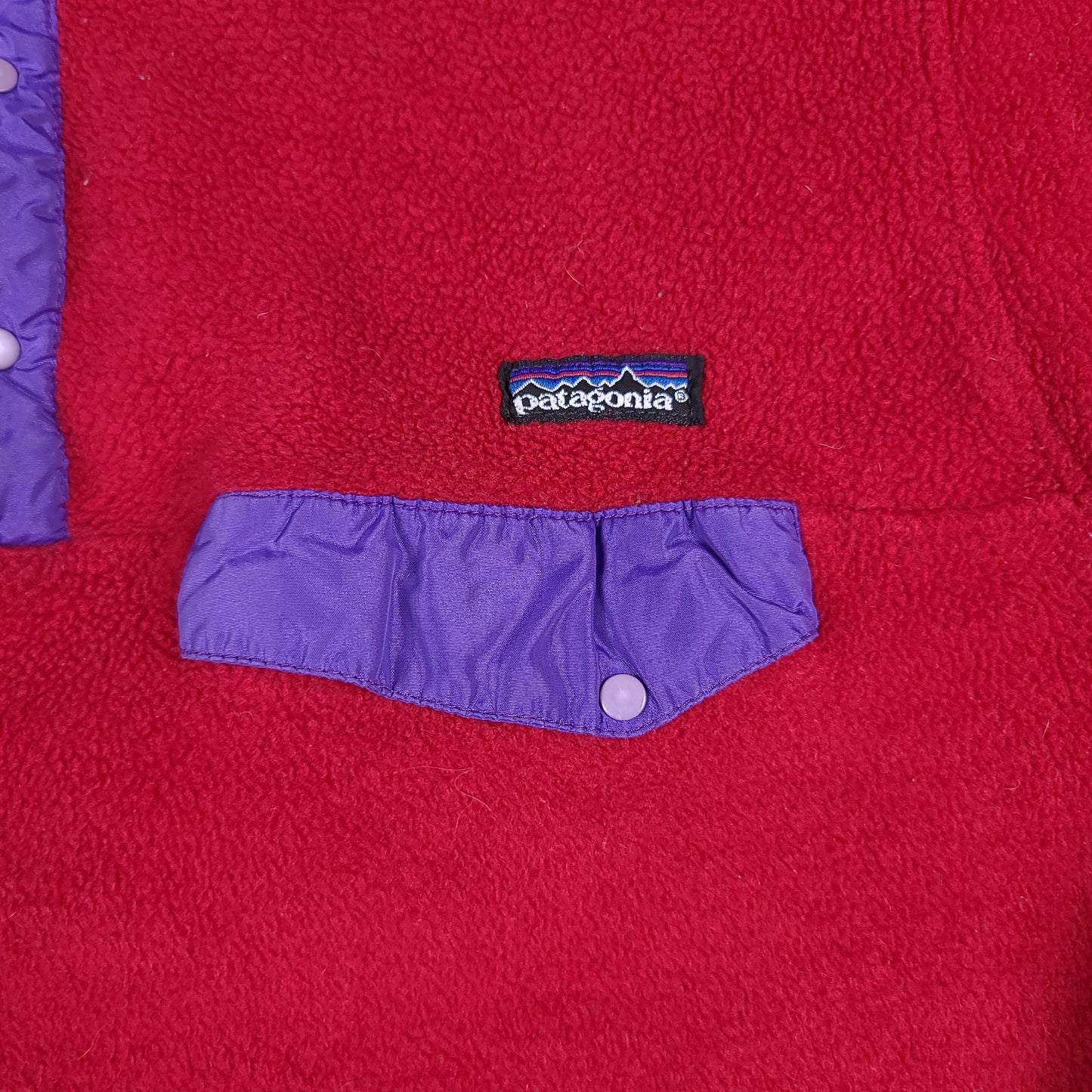 Patagonia Red Synchilla Fleece Sweater