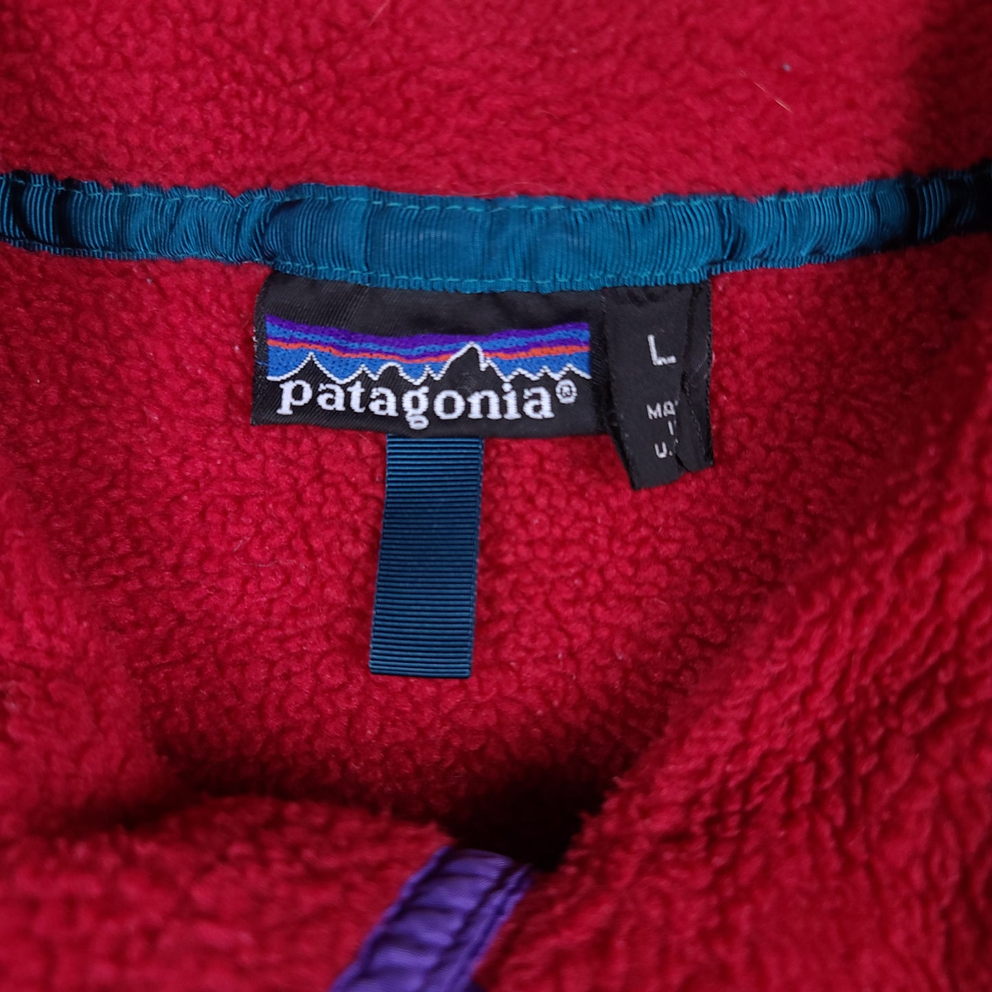 Patagonia Red Synchilla Fleece Sweater