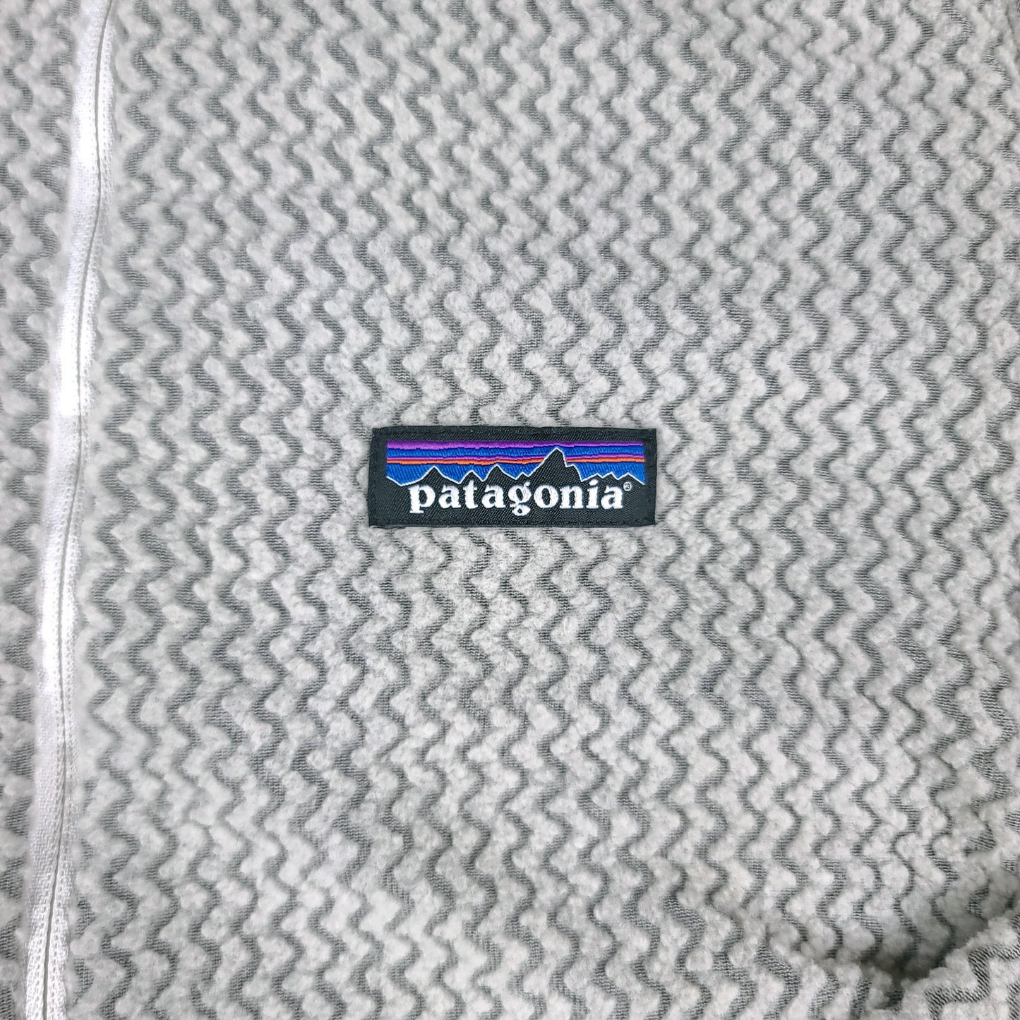 Patagonia Gray Zig Zag 1/2 Zip Regulator Sweater