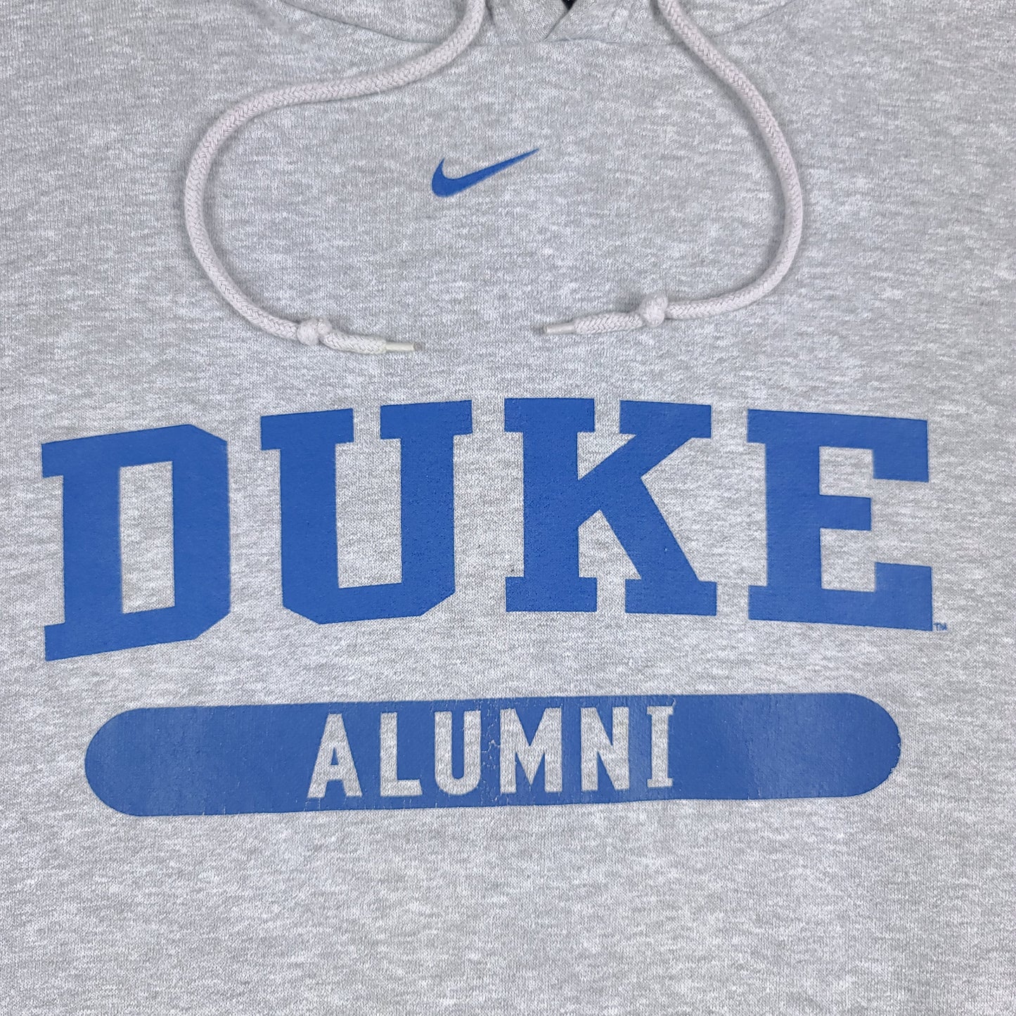 Vintage Duke University Alumni Gray Nike Middle Swoosh Hoodie