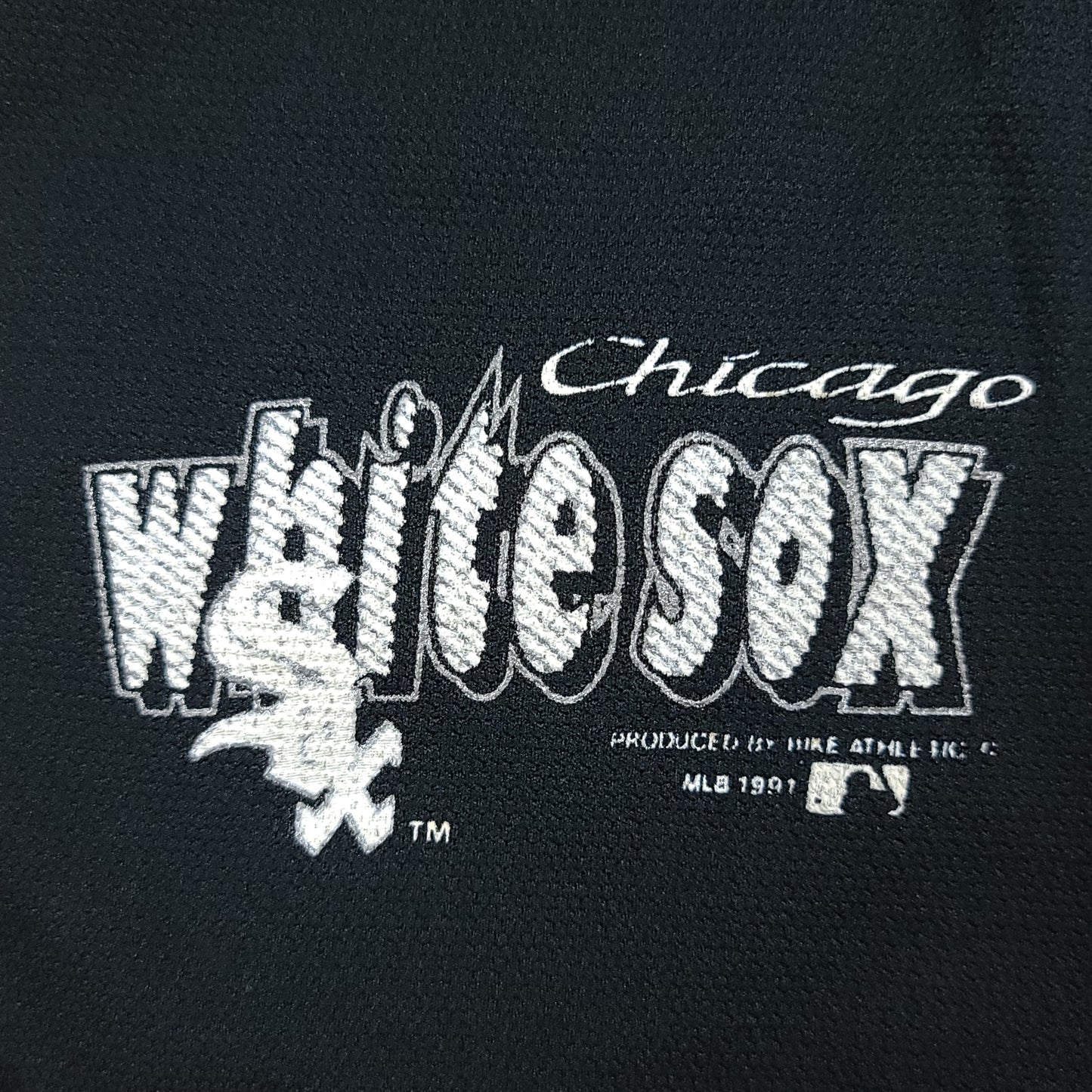 Vintage Chicago White Sox Black Bike Compression Shorts