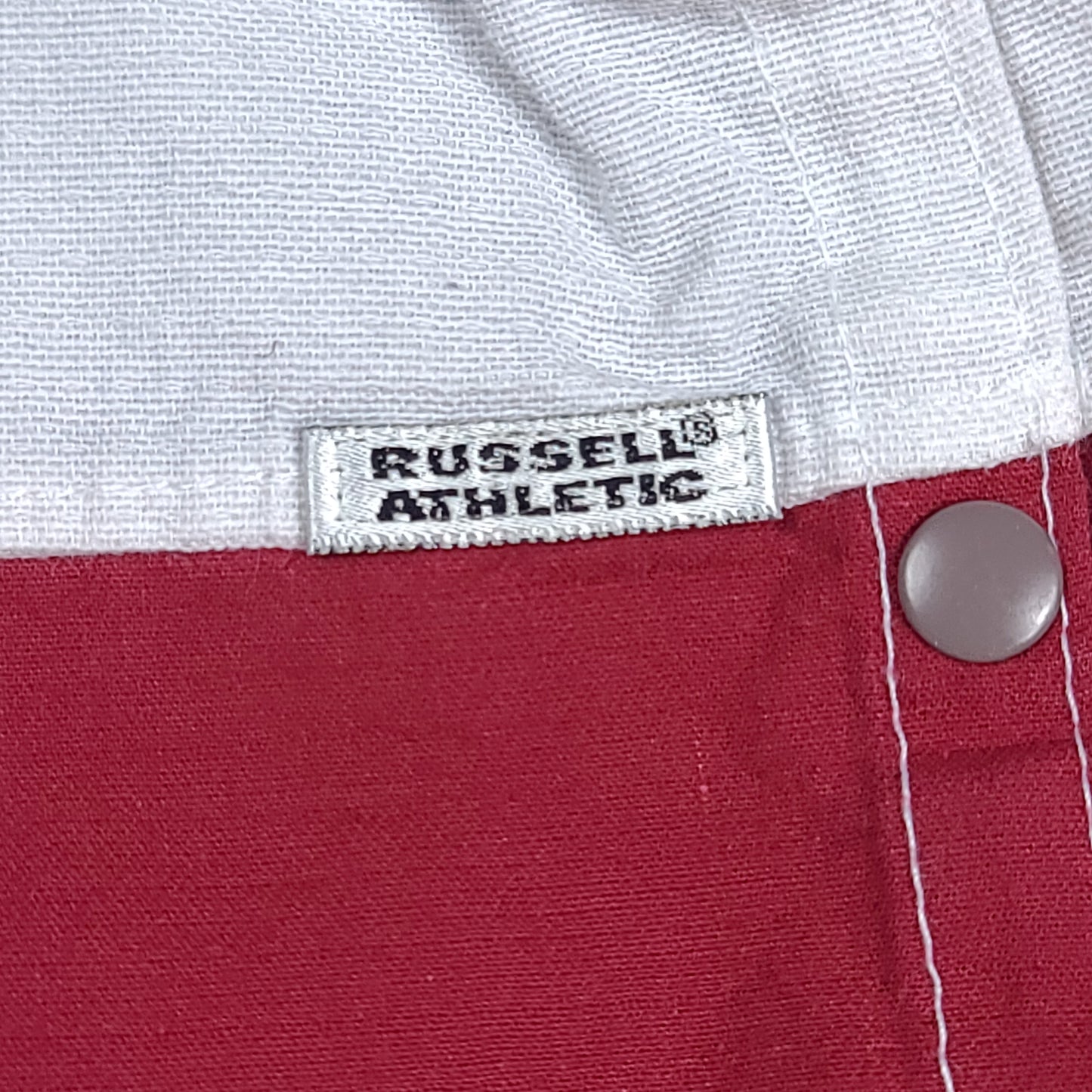 Vintage 70's Russell Athletic Red Gray Shorts