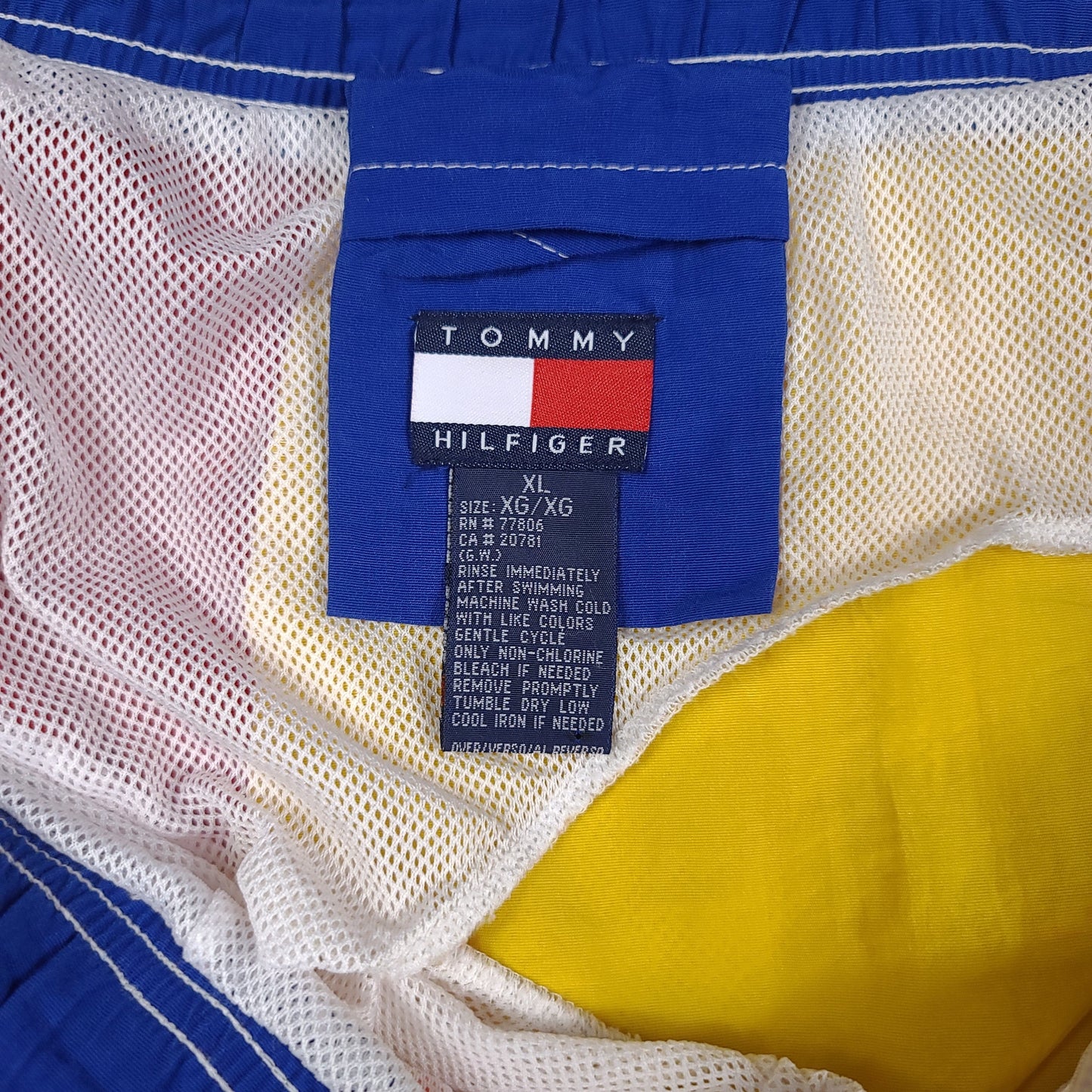 Vintage Tommy Hilfiger Rainbow Nylon Shorts