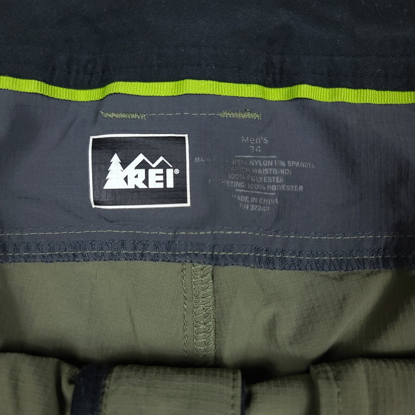REI Green / Gray Nylon Shorts