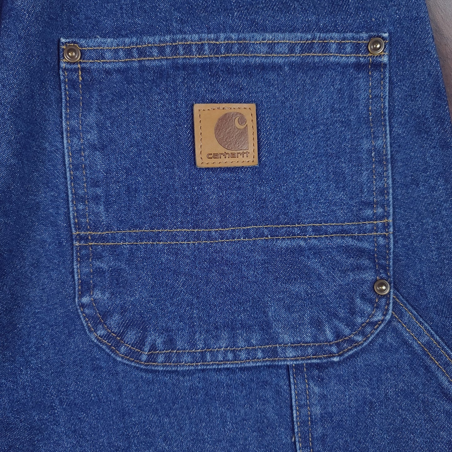 Carhartt Blue Double Knee Denim Pants