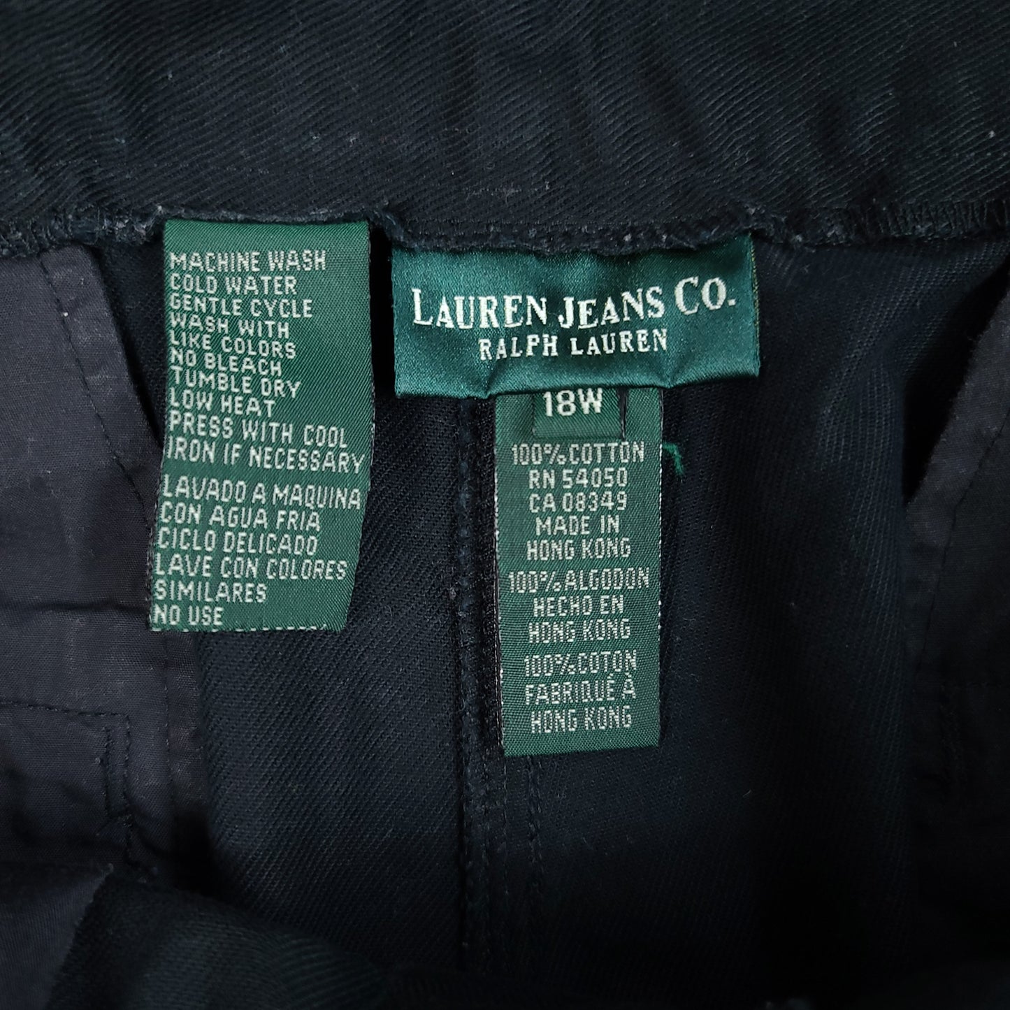 Ralph Lauren Jeans Co. Black Pants