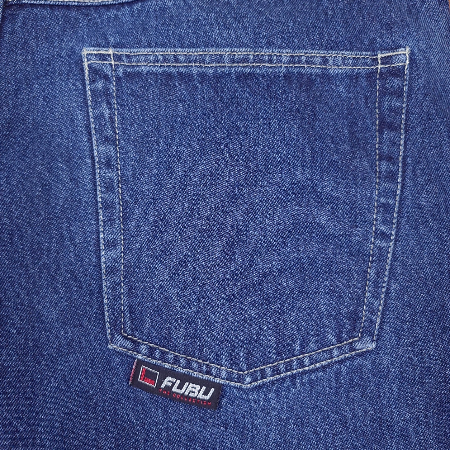 Vintage Y2K Fubu Blue Denim Shorts