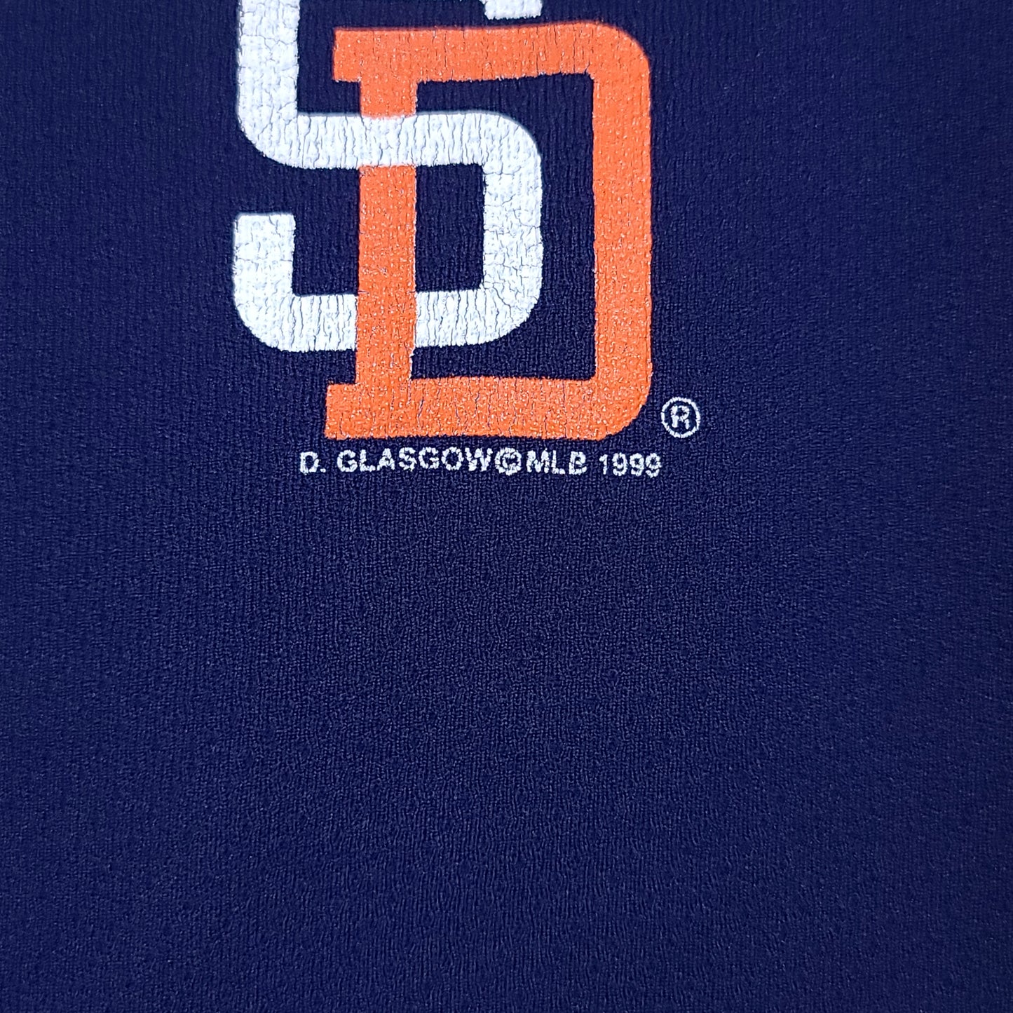 Vintage Sand Diego Padres 1999 V-neck Youth Jersey Shirt