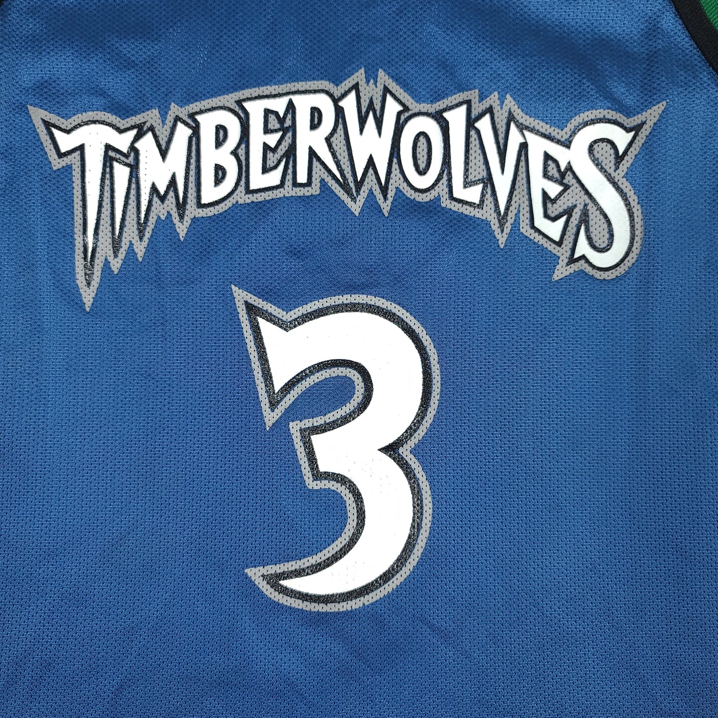 Vintage Stephon Marbury Blue Minnesota Timberwolves Champion Jersey