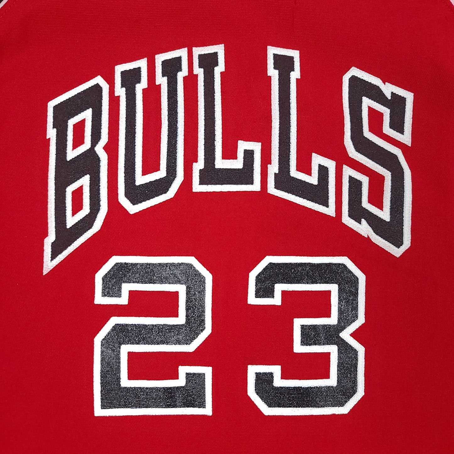 Vintage Michael Jordan Chicago Bulls 80's Red Sand Knit Jersey