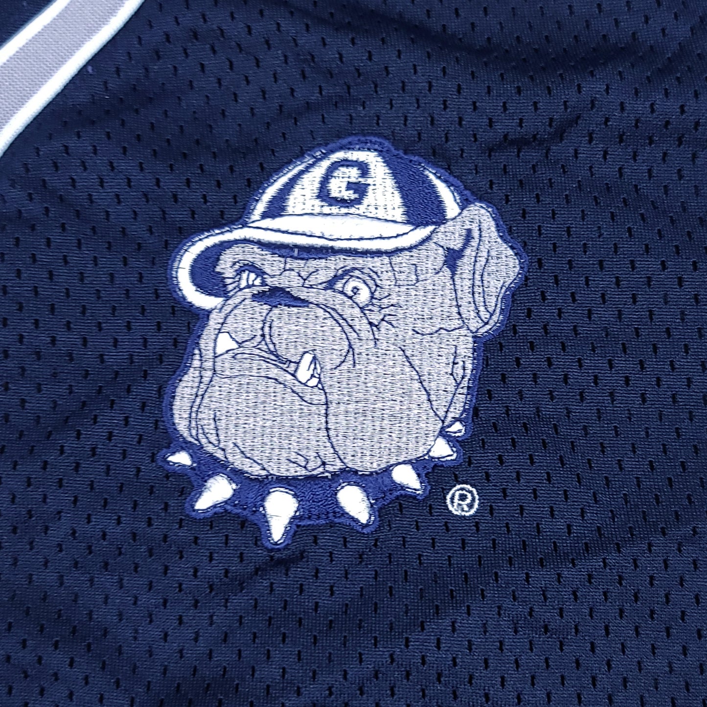 Vintage Georgetown University Blue Gray Mesh Jersey