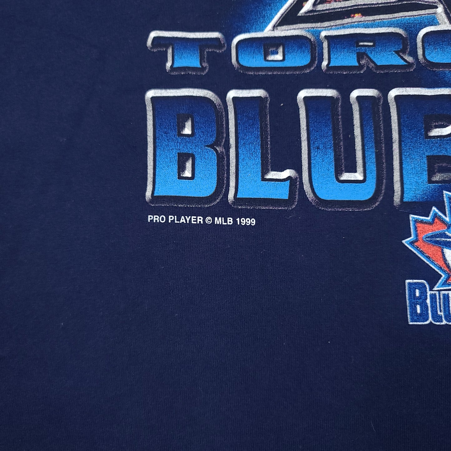 Vintage Toronto Blue Jays Navy Blue Pro Player 1999 Shirt