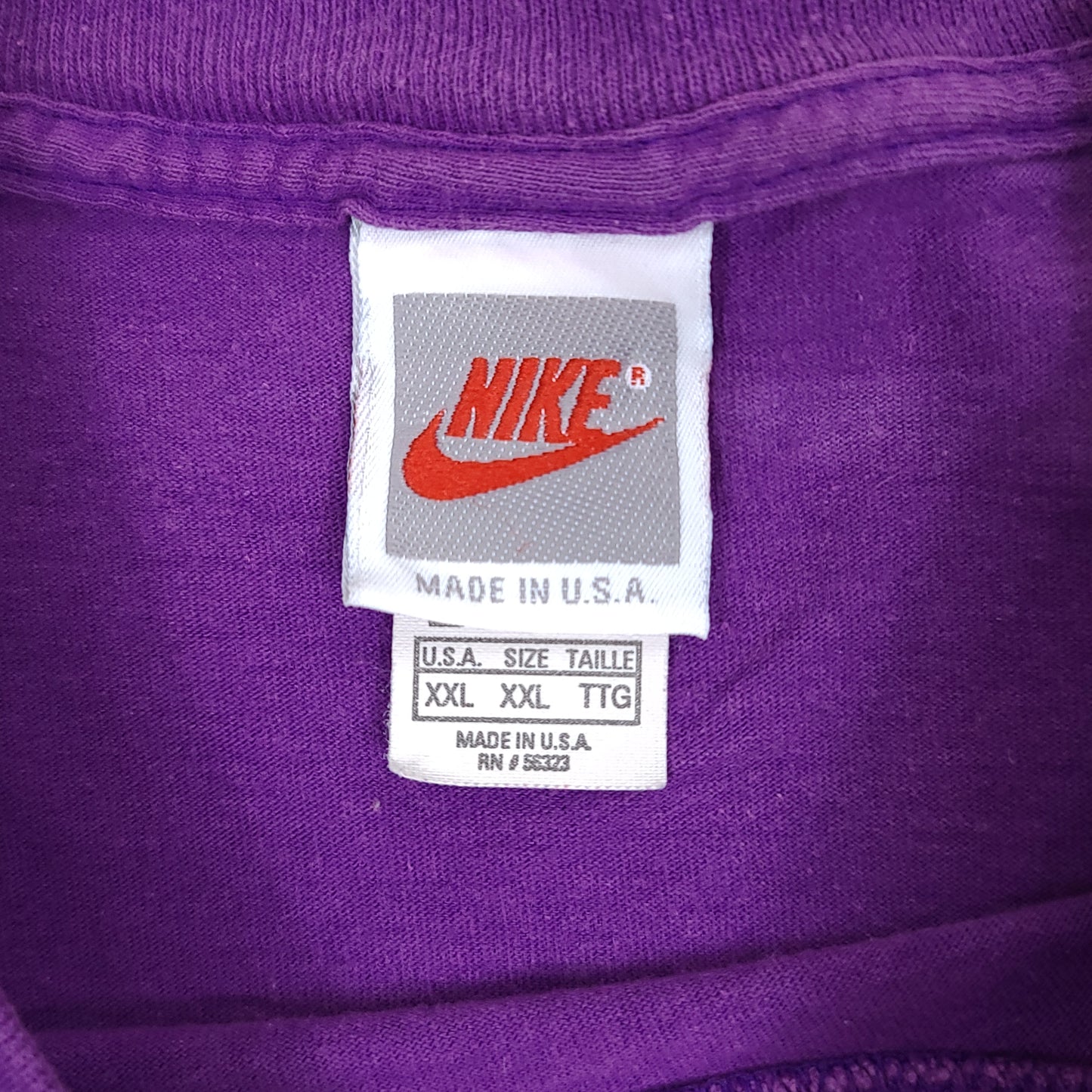 Vintage 90's Purple Nike Air Shirt