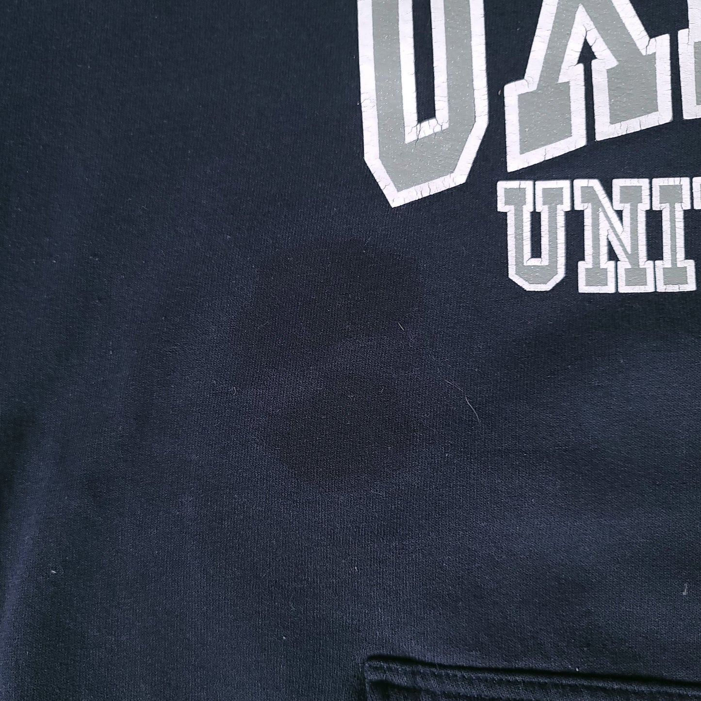 Vintage Oxford University Navy Blue Hoodie