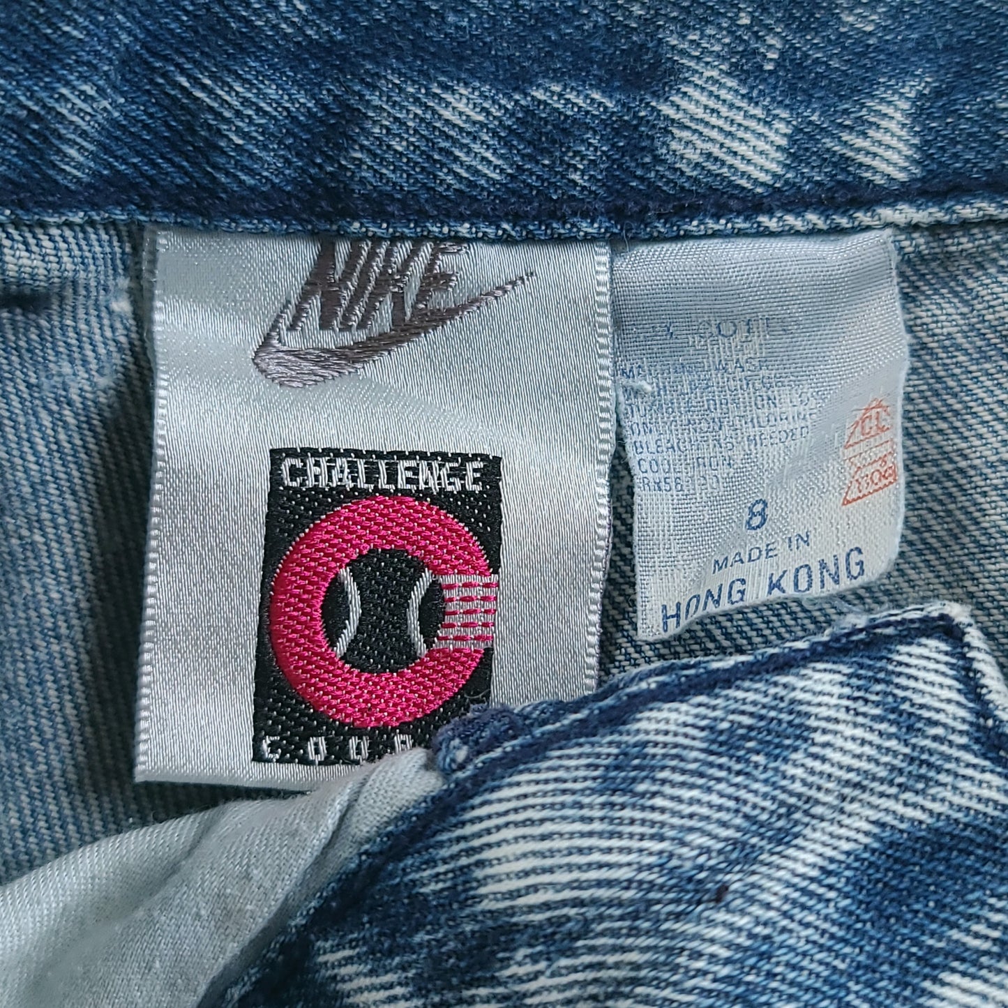 Vintage Nike Denim Challenge Court Shorts