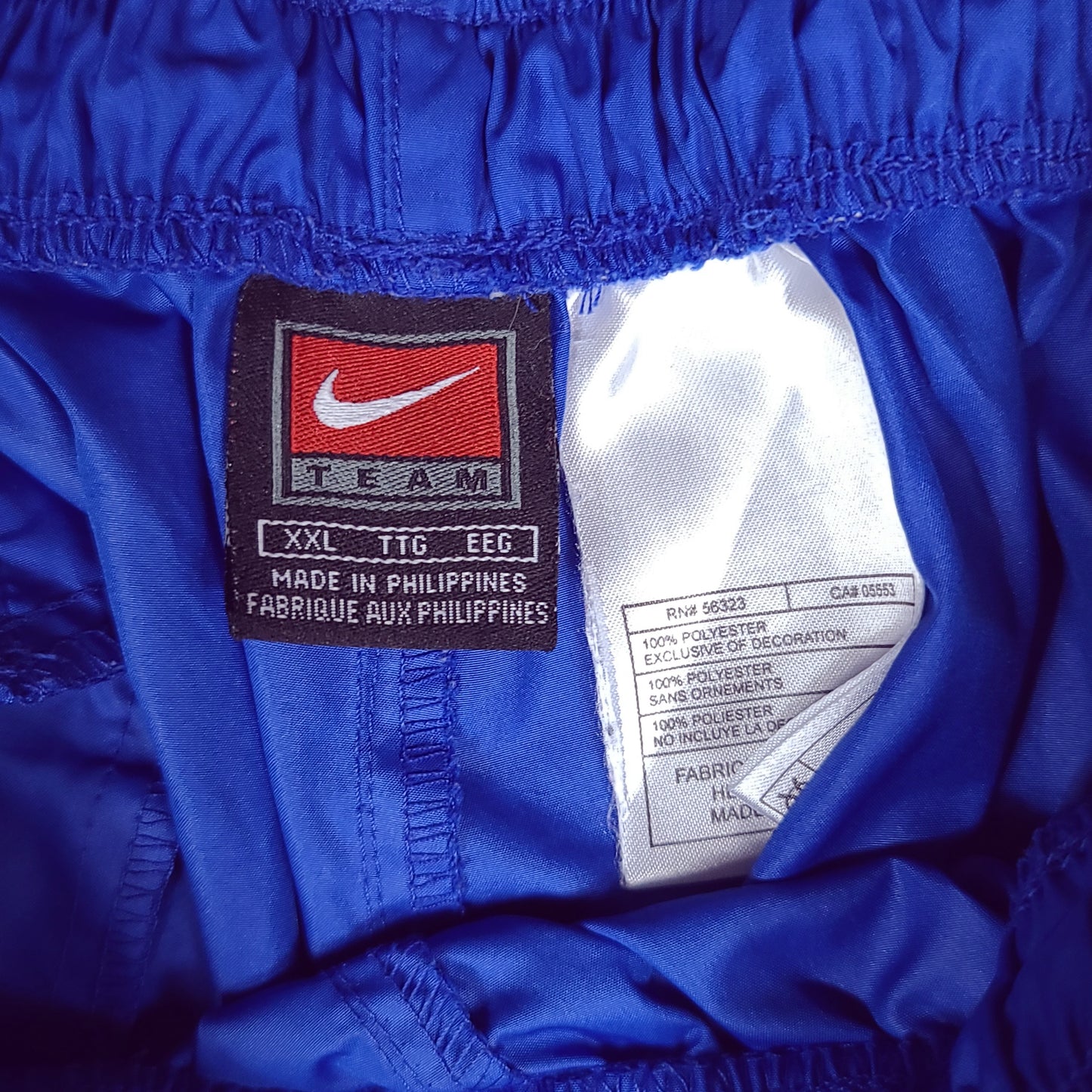 Vintage Nike Team Blue Nylon Track Pants