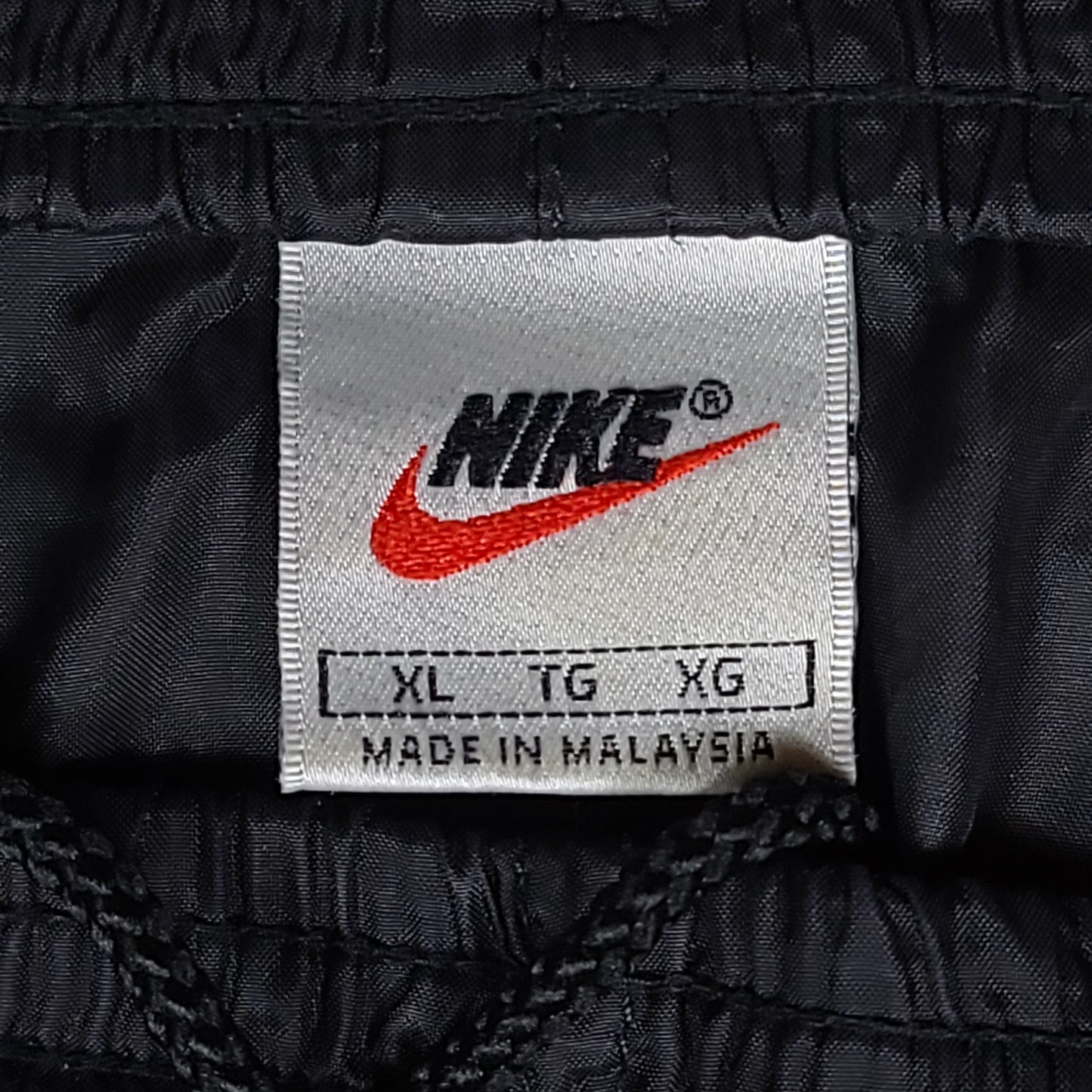 Vintage 90's Nike Black Nylon Track Pants