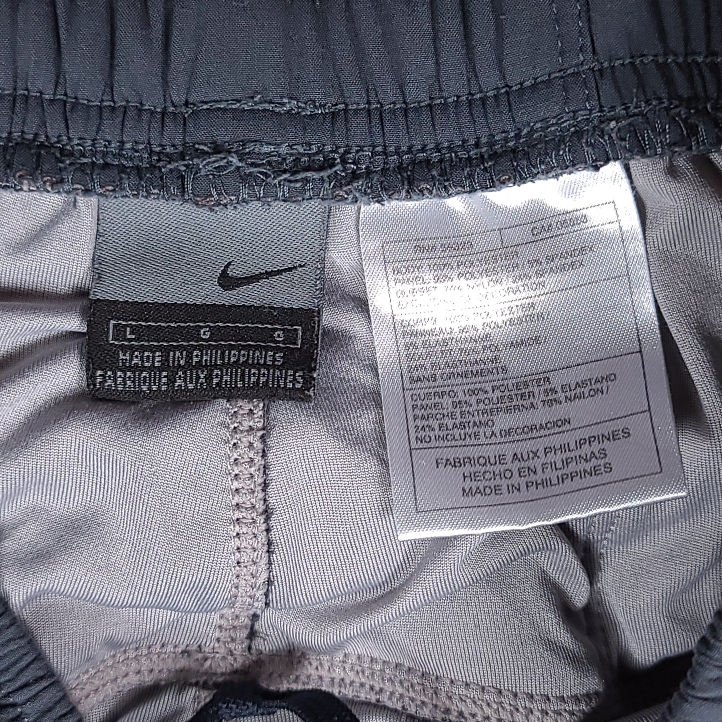 Vintage Y2K Nike Gray Nylon Track Pants