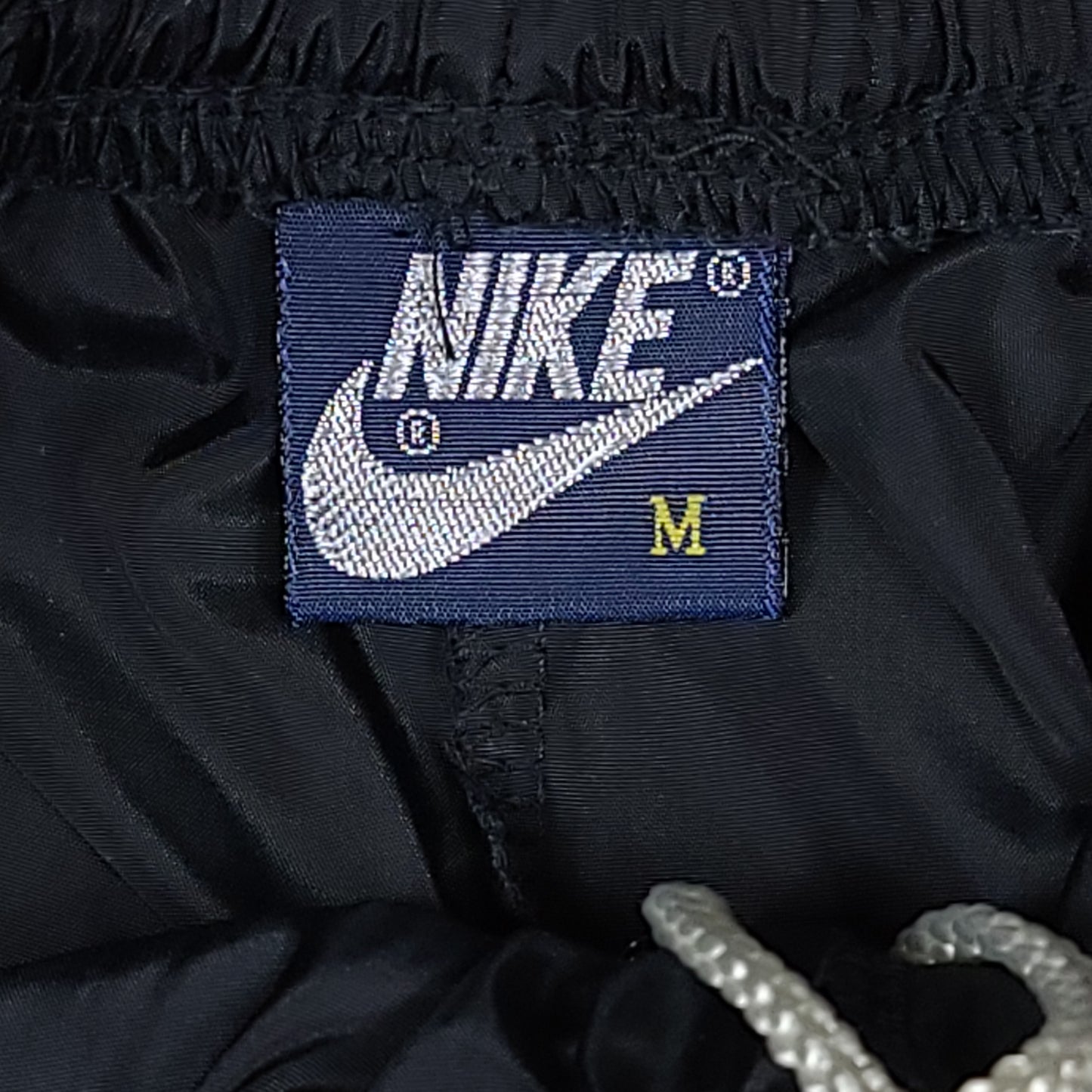 Vintage 80's Nike Black Nylon Track Pants