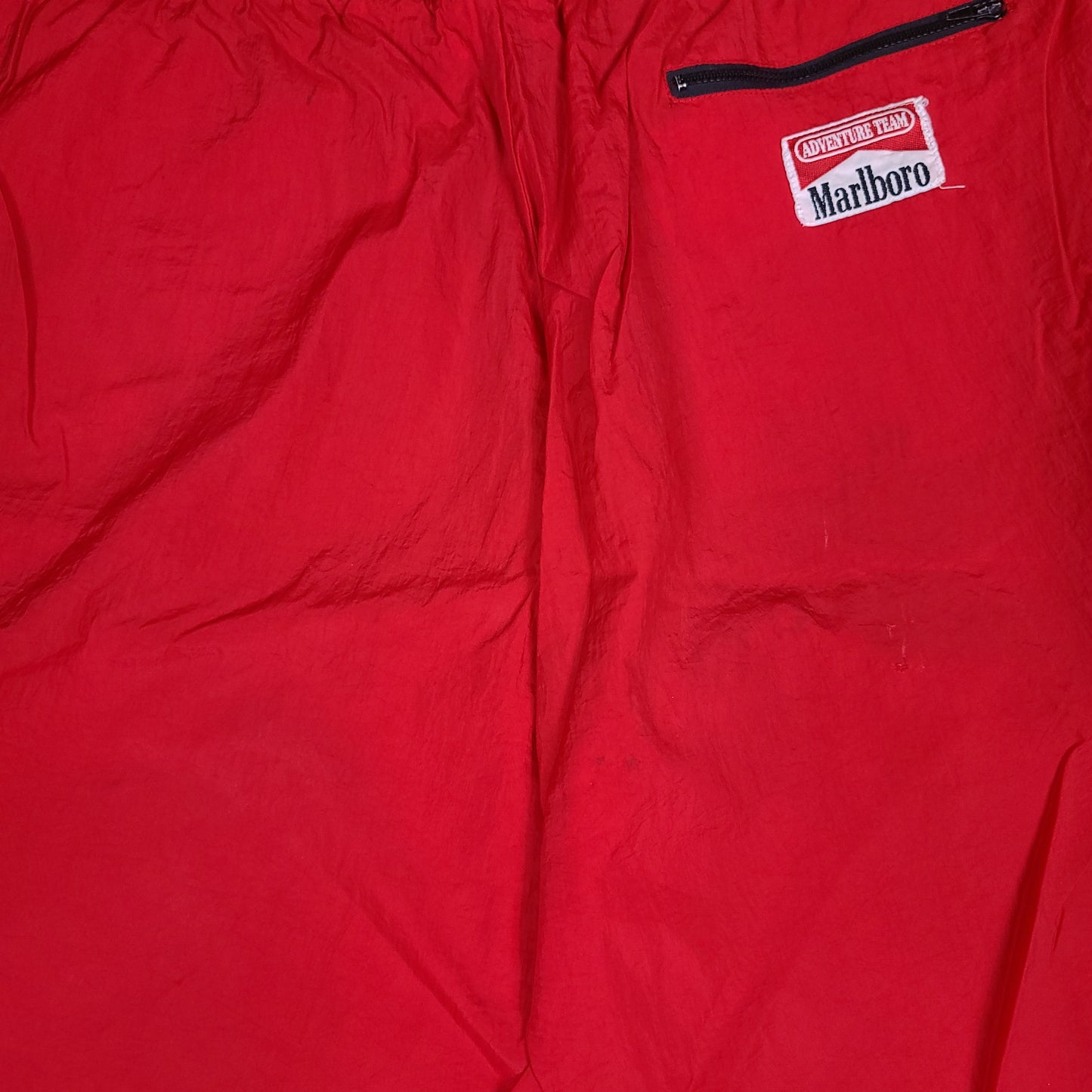 Vintage Marlboro Cigarettes Red Nylon Track Pants