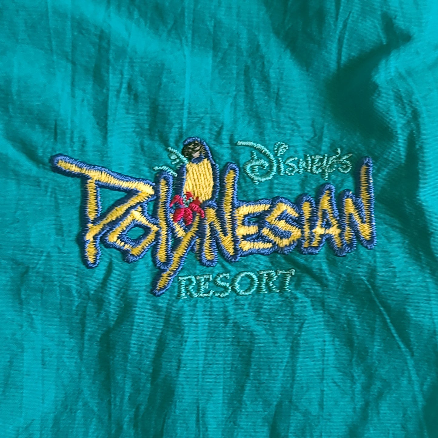 Vintage Disney Polynesian Resort Turquoise Swim Shorts