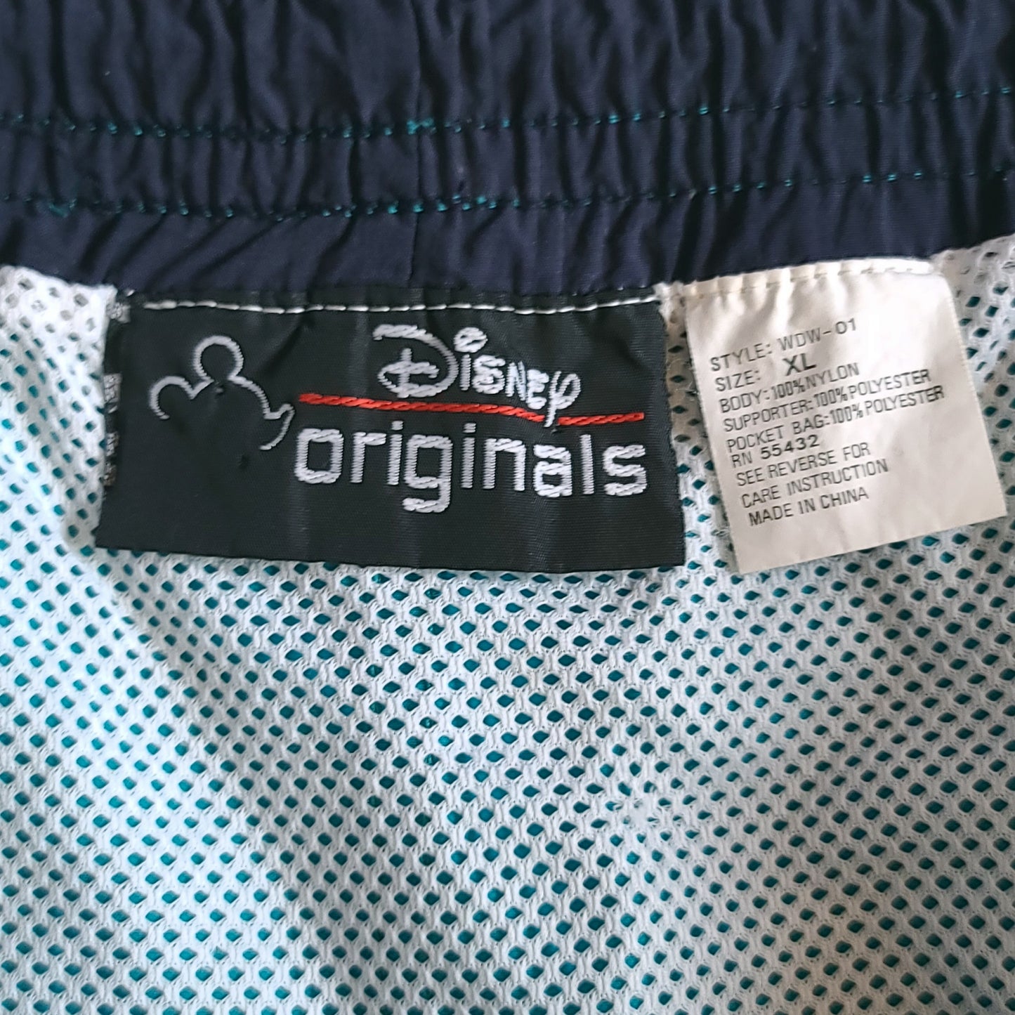 Vintage Disney Polynesian Resort Turquoise Swim Shorts