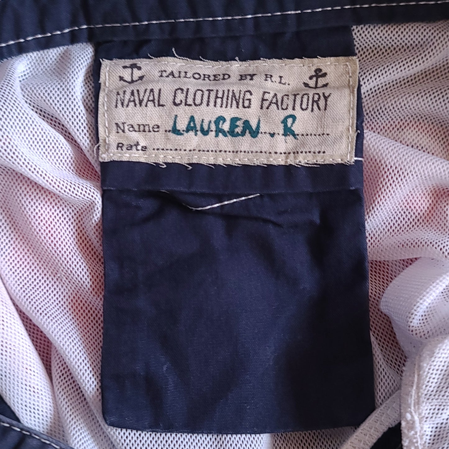 Vintage Polo Ralph Lauren Naval Anchor Swim Shorts