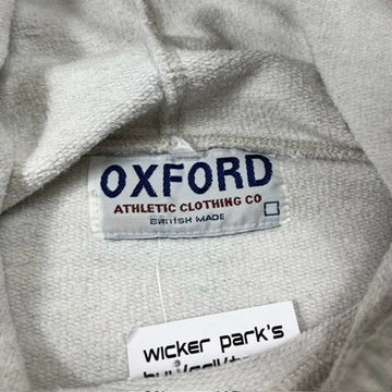 Vintage Oxford University Hoodie Gray