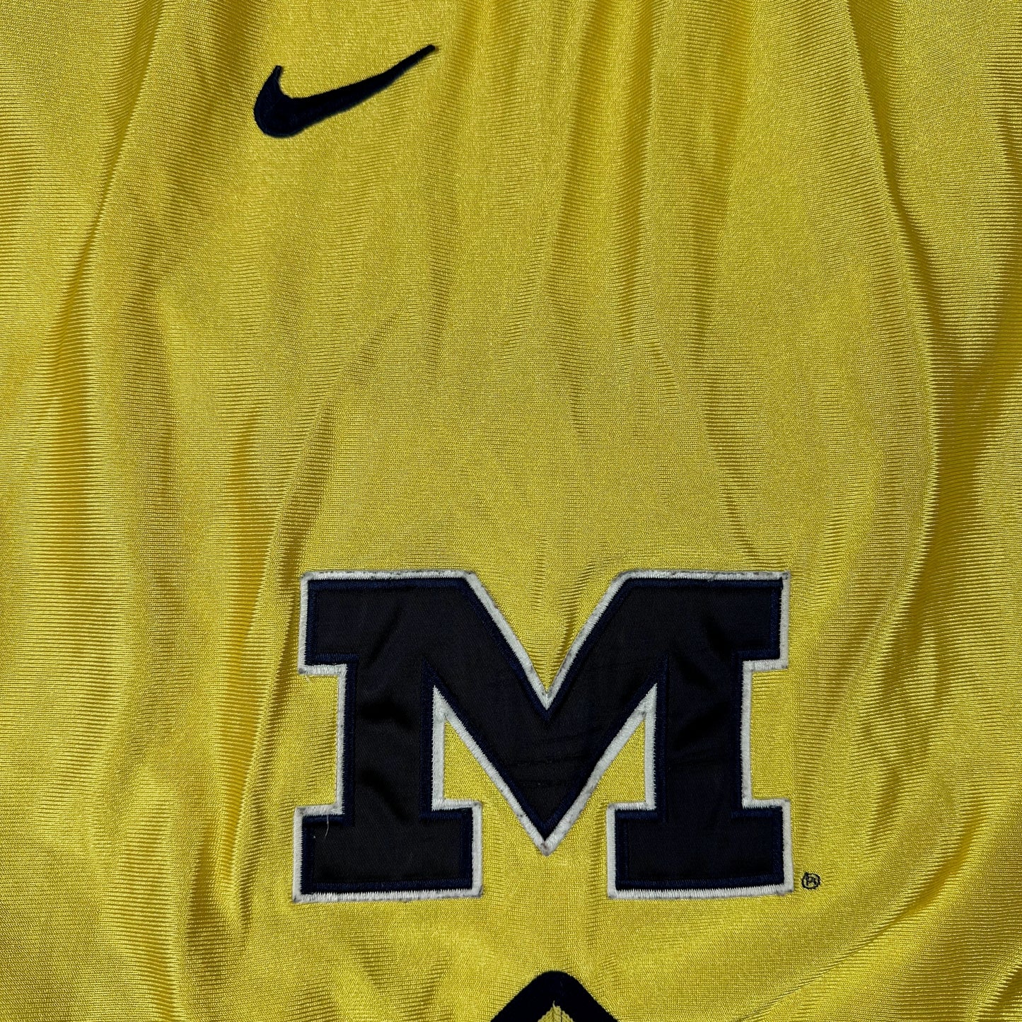 Vintage University of Michigan Gold Nike Basketball Shorts