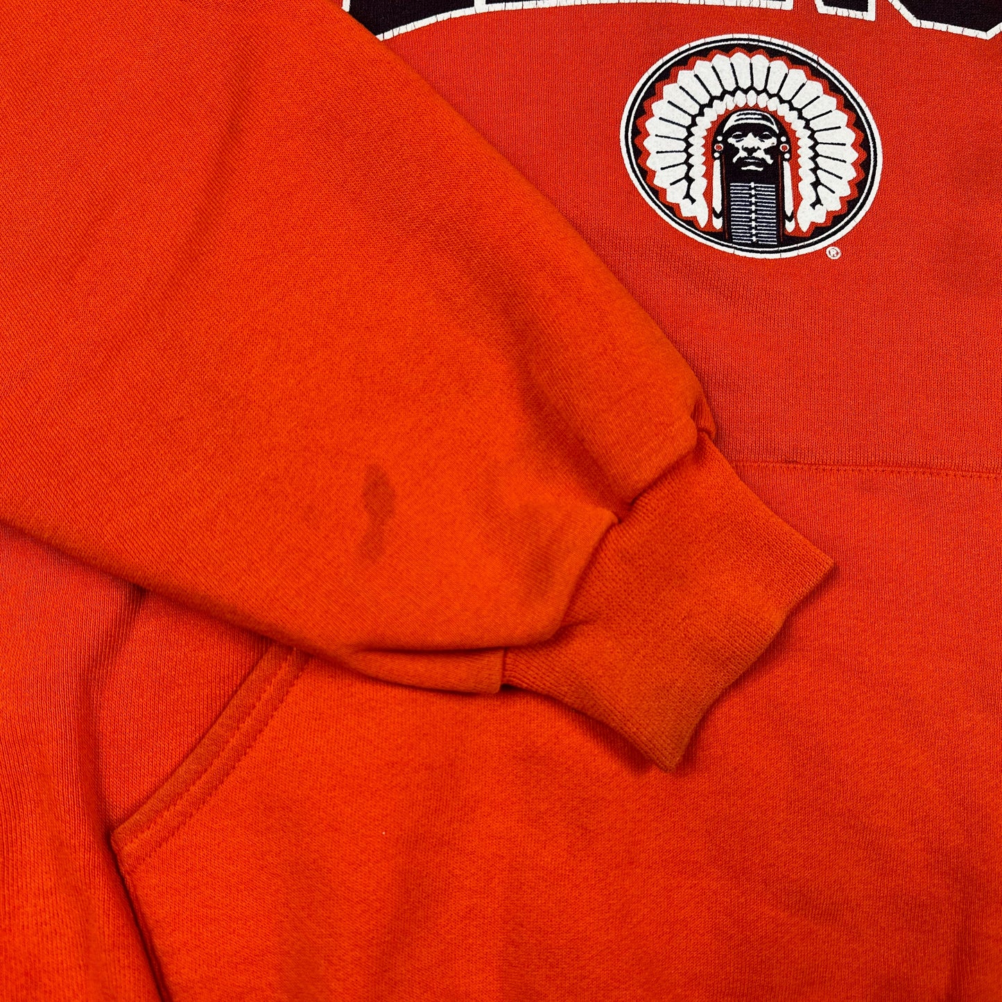 University of Illinois Champaign Urbana Orange Russell Athletic Hoodie