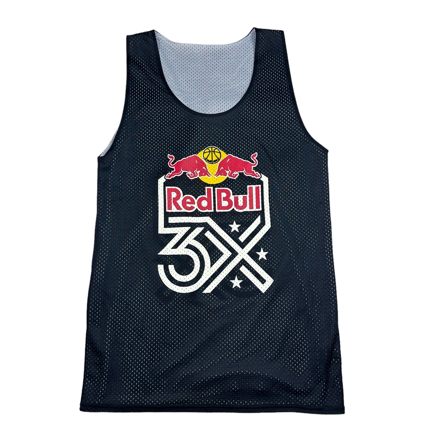 Red Bull 3X Reversible Blue White Mesh Basketball Jersey