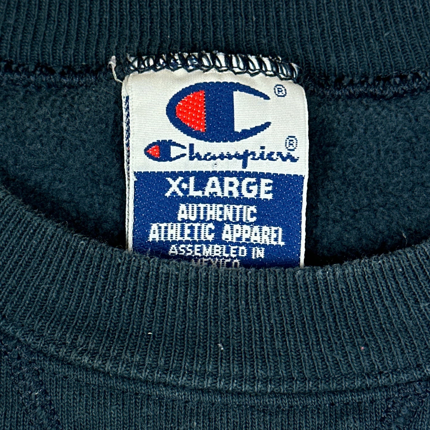 Vintage Champion Sweatshirt Dark Teal Blue