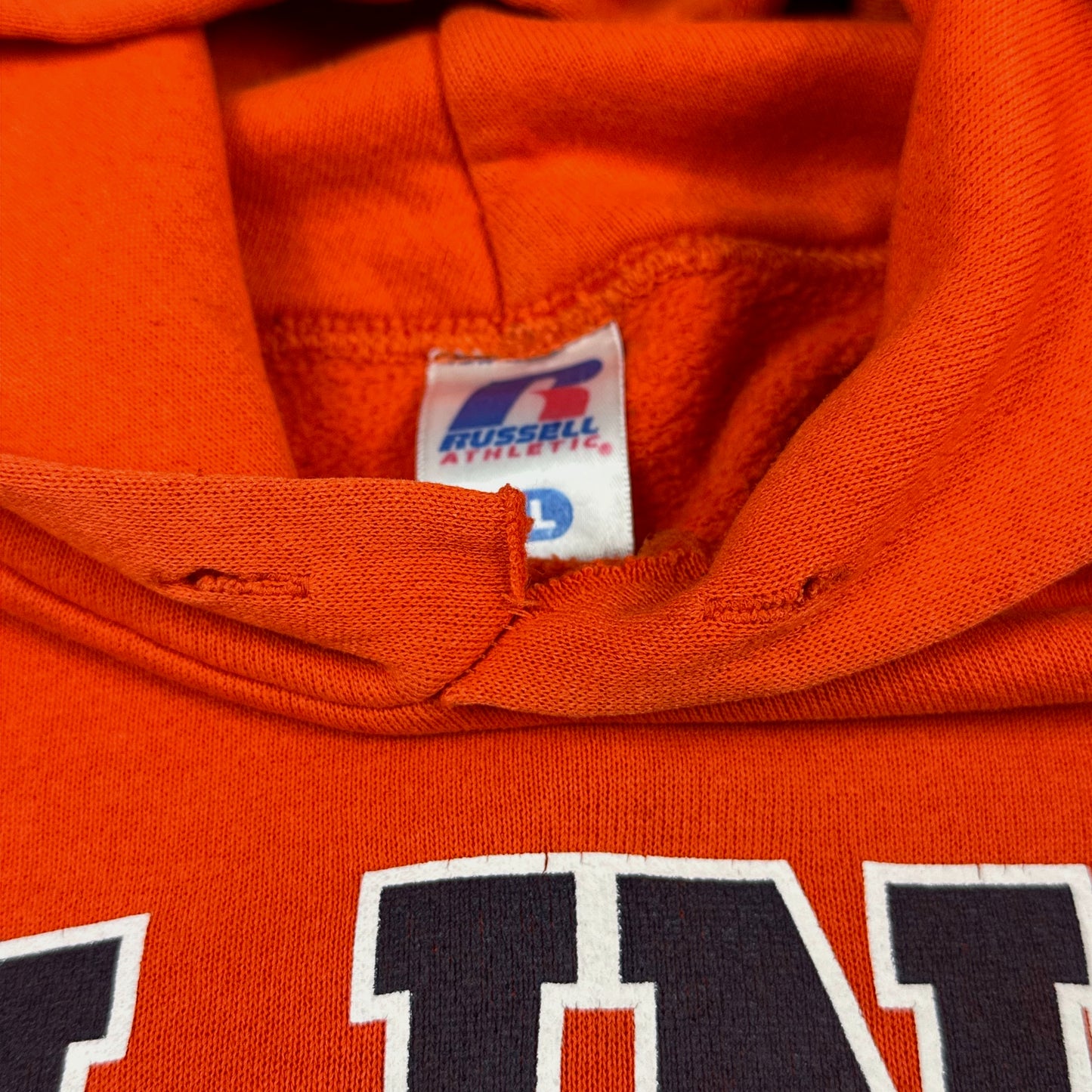 University of Illinois Champaign Urbana Orange Russell Athletic Hoodie