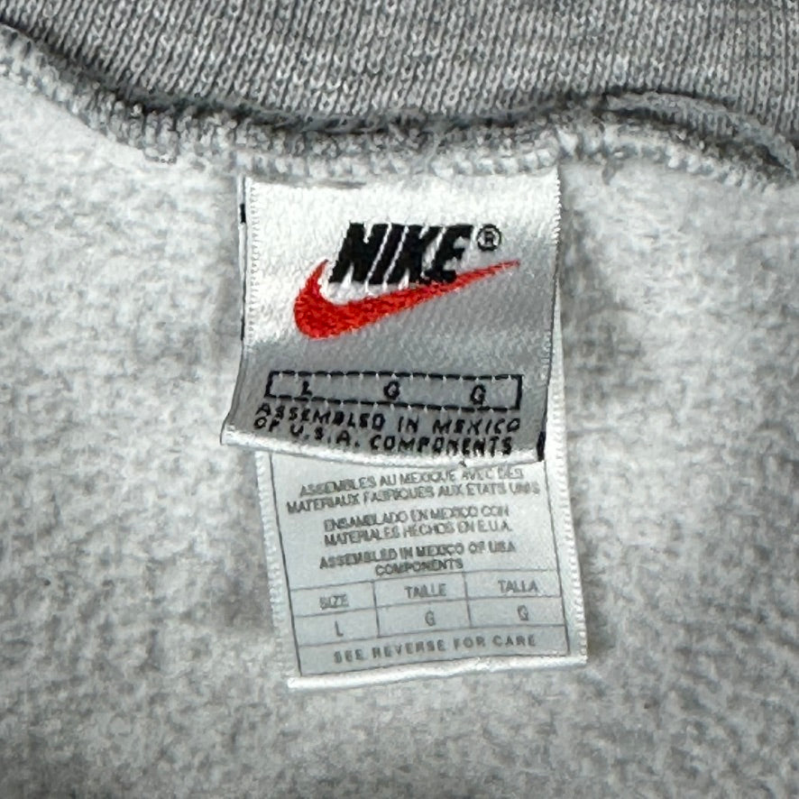 Vintage Nike Sweatshirt 90's Mini Swoosh Gray